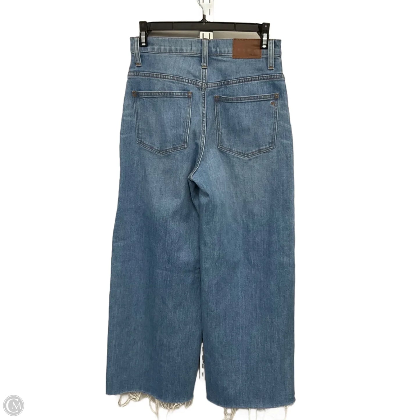 Jeans Wide Leg By Madewell In Blue Denim, Size: 0