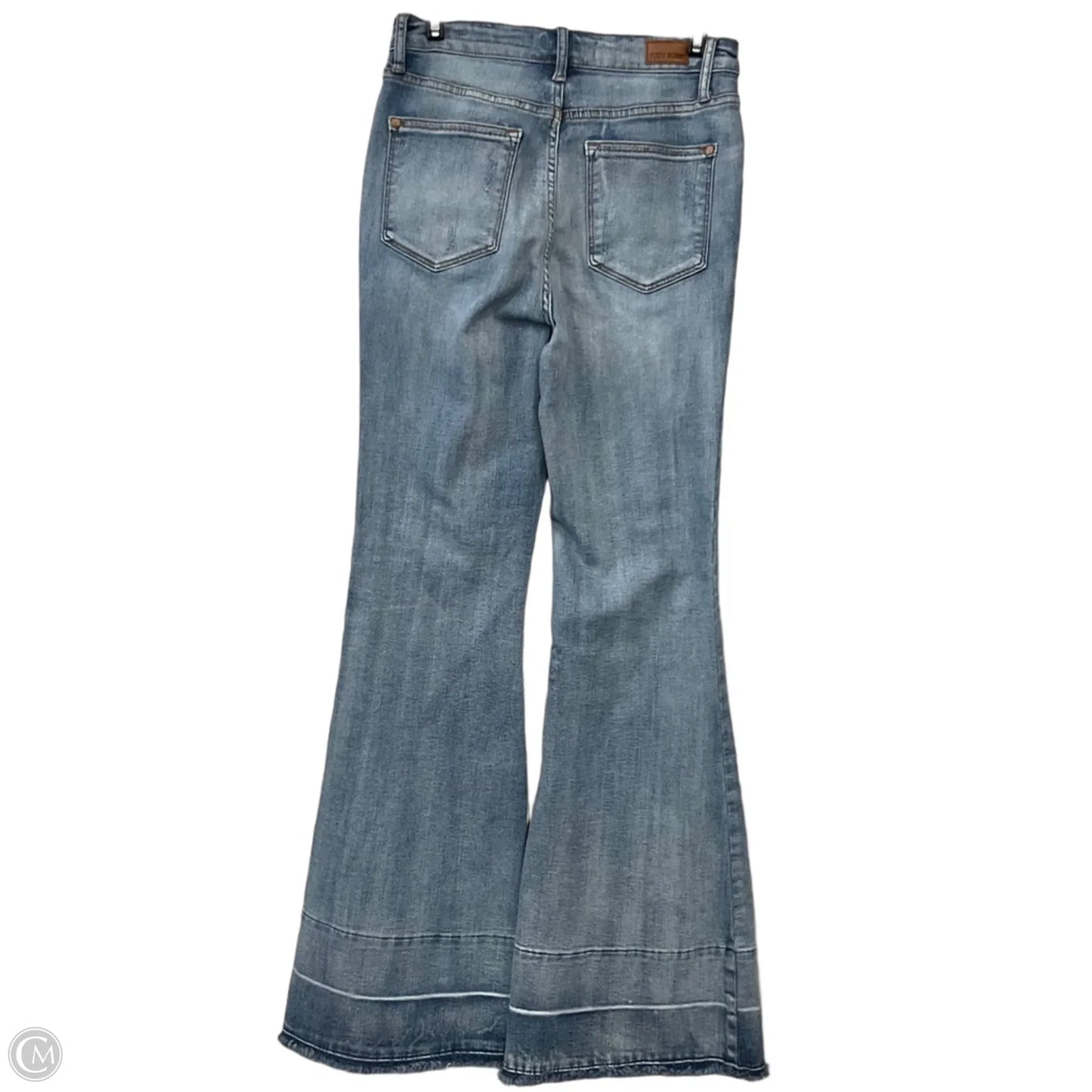 Jeans Flared By Judy Blue In Blue Denim, Size: 6