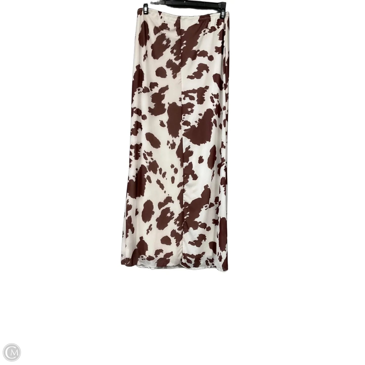 Skirt Maxi By See You Monday In Brown & Cream, Size: L