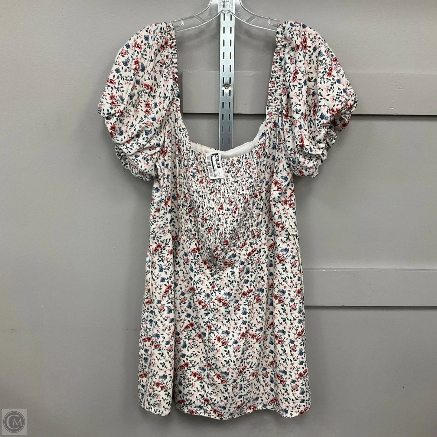 Dress Casual Short By Mi Ami In Floral Print, Size: Xl
