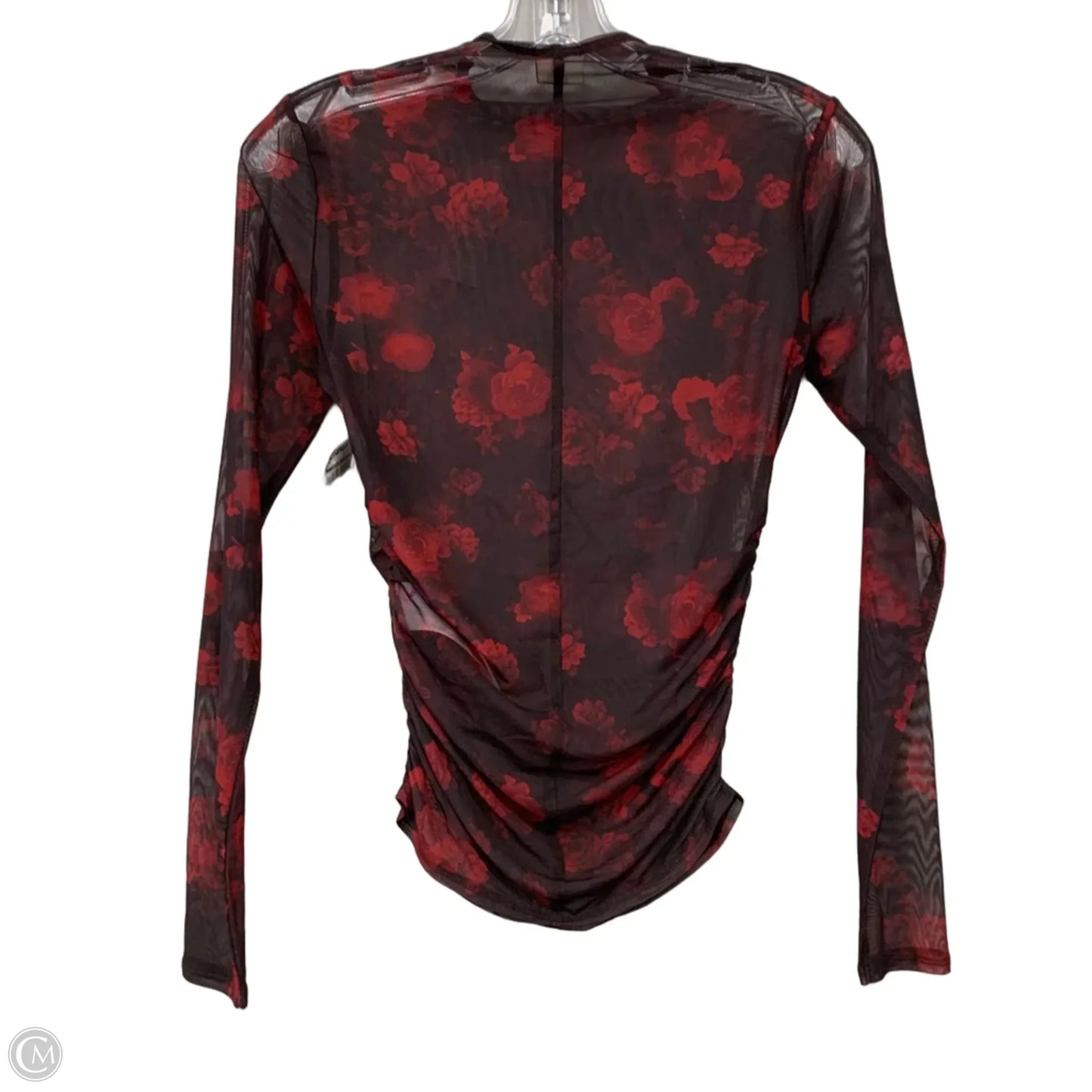 Top Long Sleeve By Abercrombie And Fitch In Floral Print, Size: S