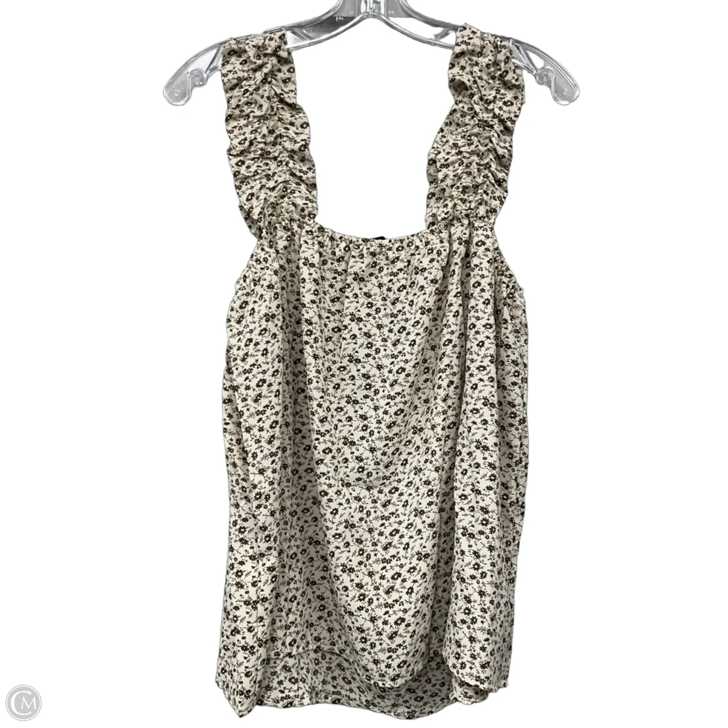 Top Sleeveless By Prettygarden In Floral Print, Size: M