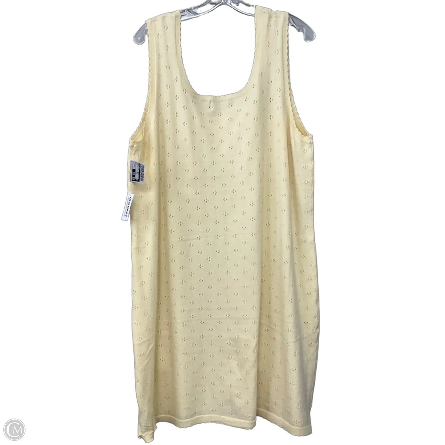 Dress Casual Short By Old Navy In Yellow, Size: Xxl