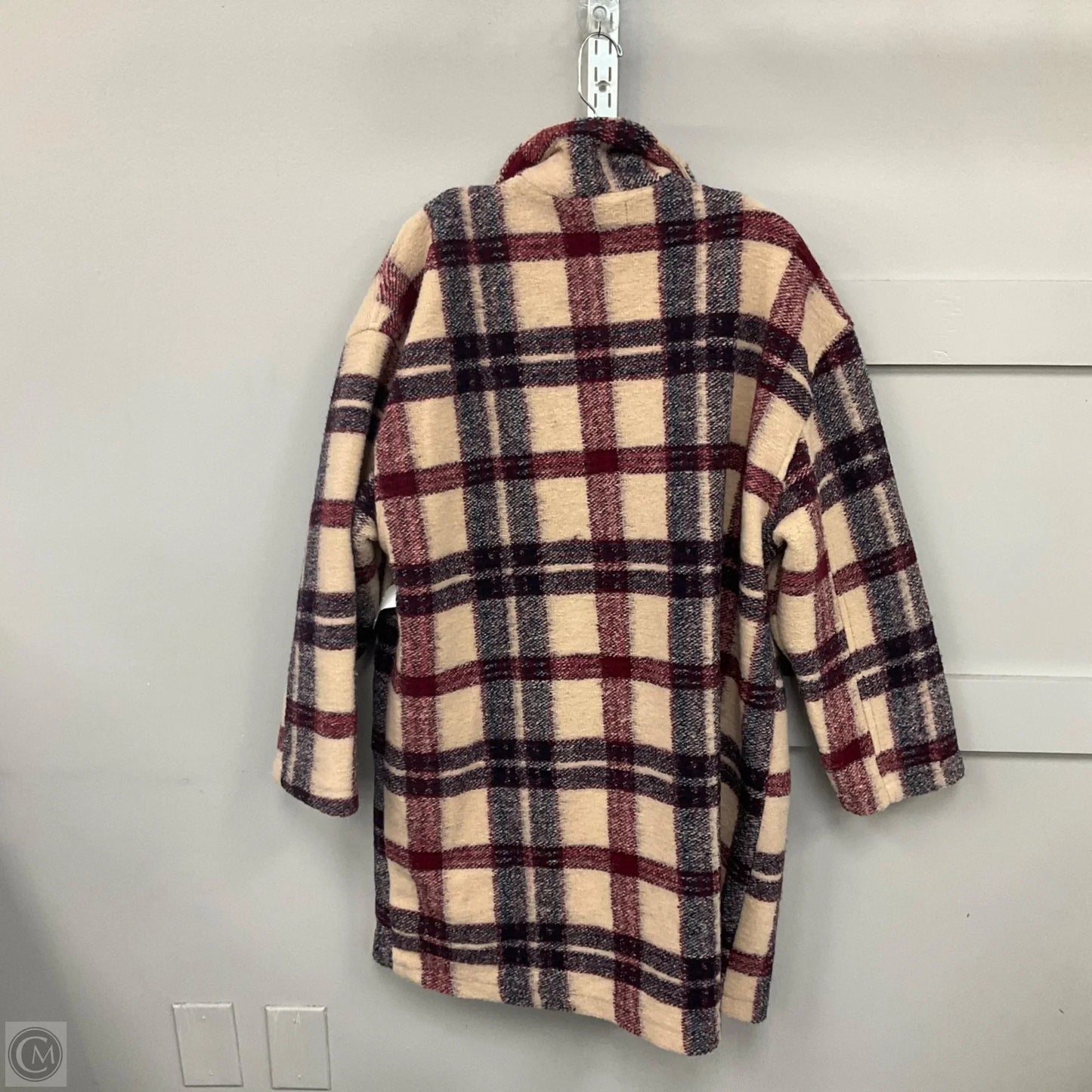 Coat Wool By Blanknyc In Plaid Pattern, Size: M