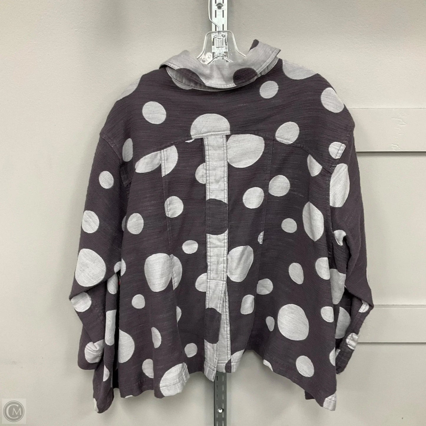 Jacket Shirt By Cme In Purple, Size: Osfm