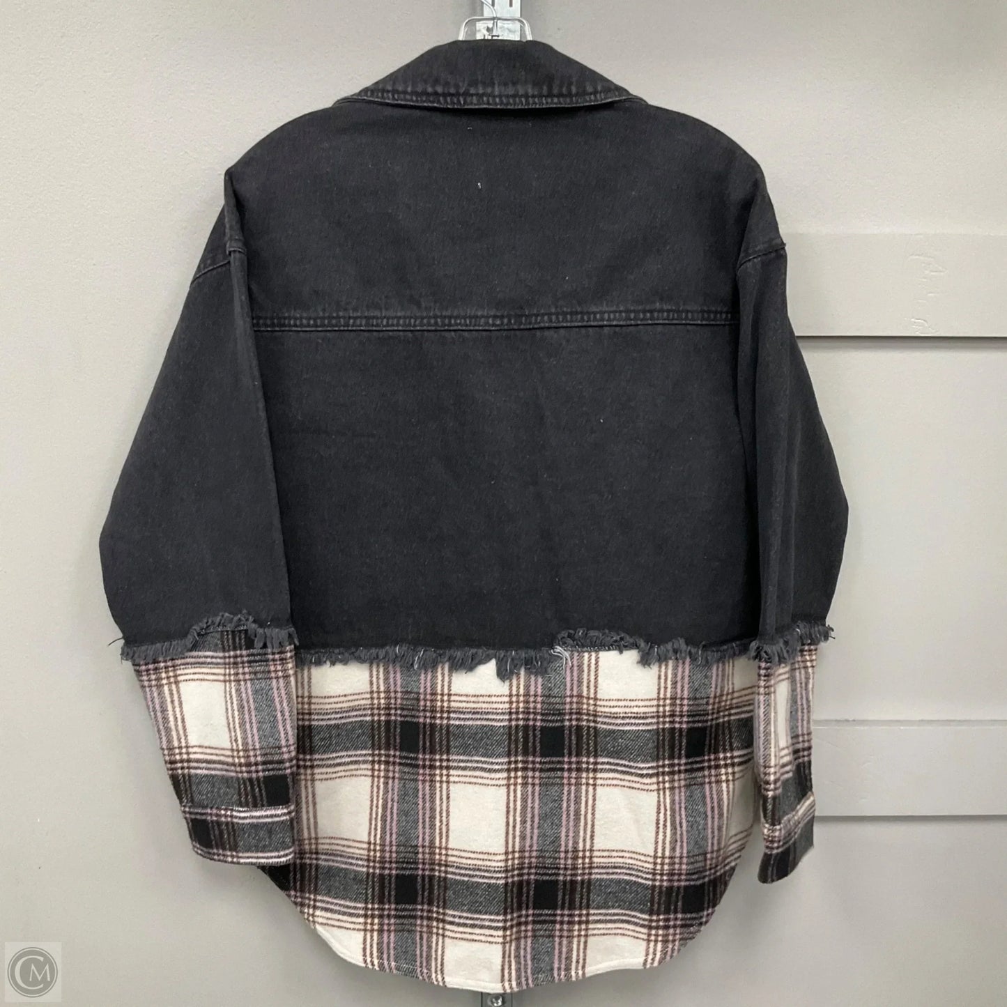 Jacket Denim By So In Black, Size: Xs