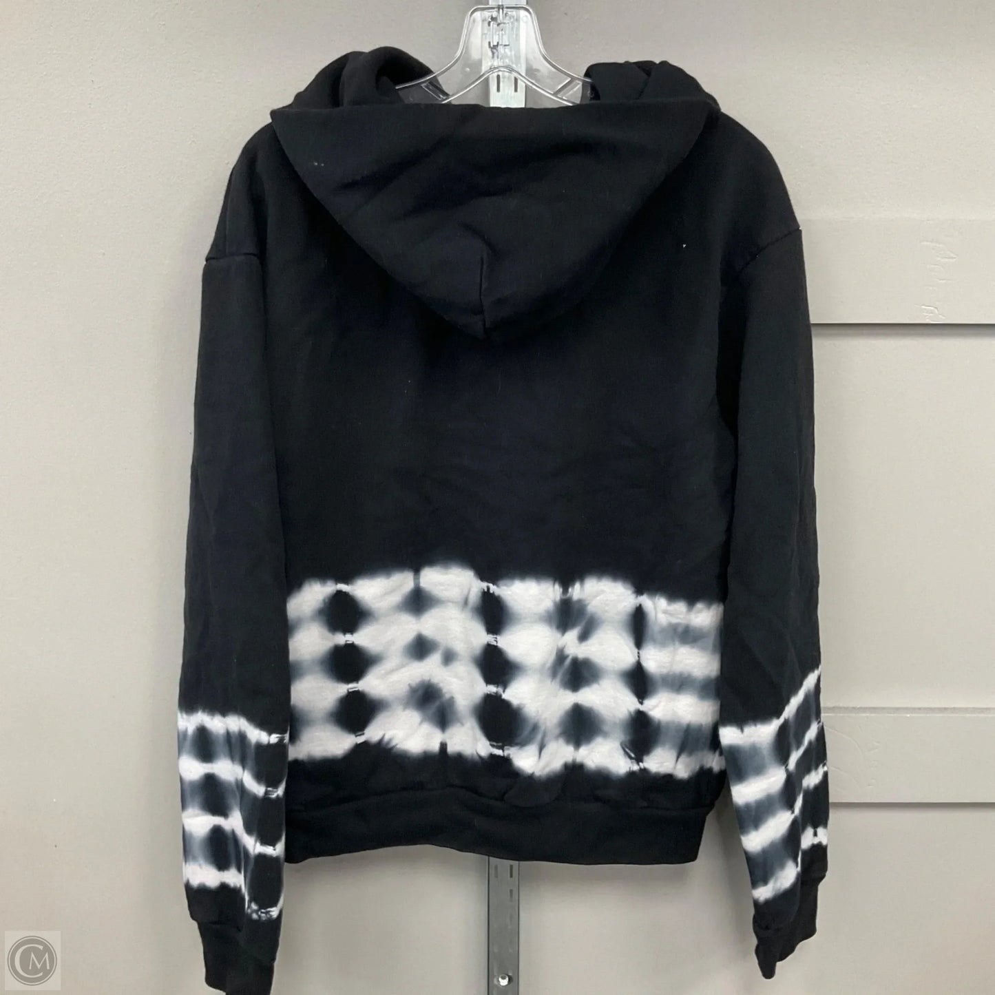 Sweatshirt Hoodie By Clothes Mentor In Black, Size: S