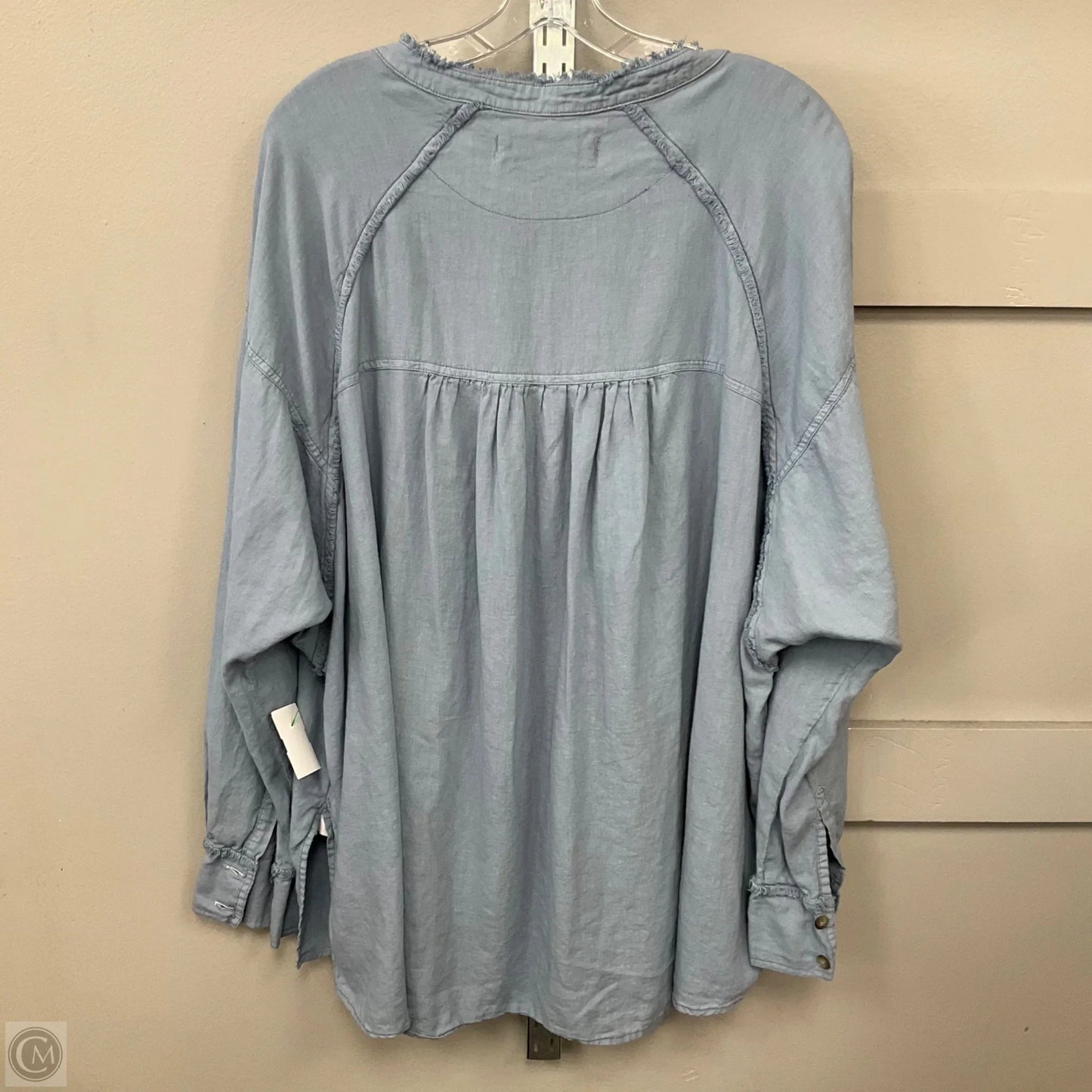 Top Long Sleeve By We The Free In Blue, Size: L