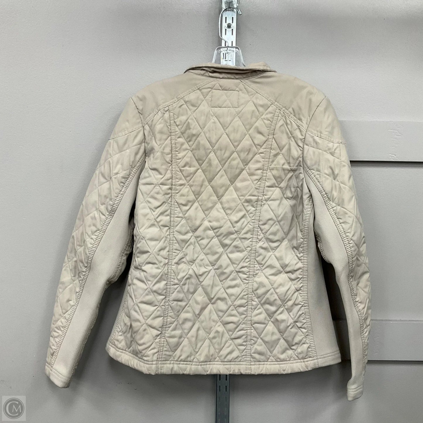Coat Puffer & Quilted By A New Day In Beige, Size: L