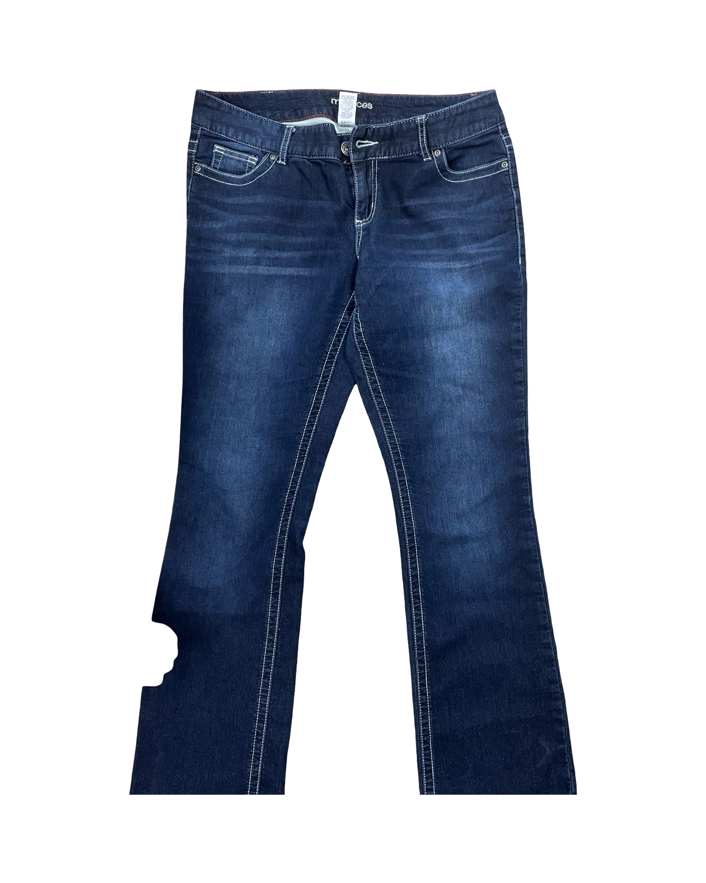 Jeans Boot Cut By Maurices In Blue Denim, Size:L