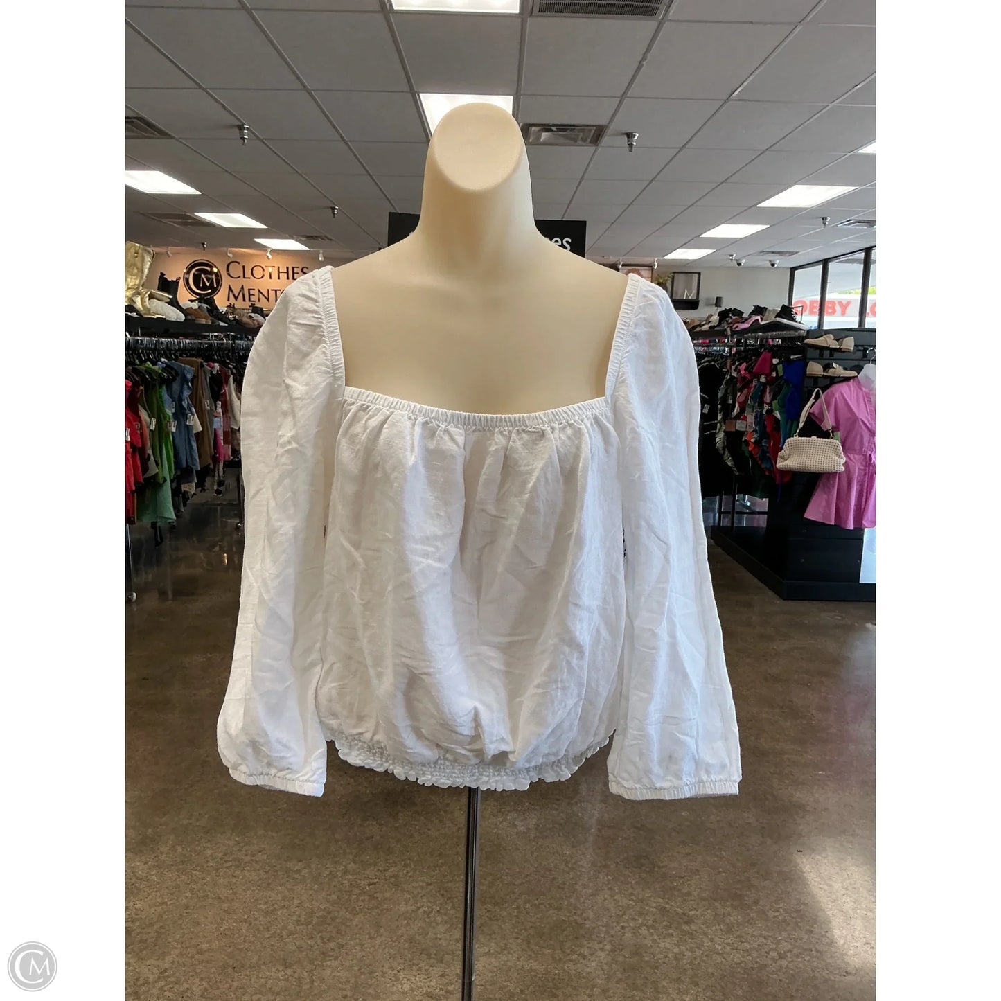 Top Long Sleeve By Cloth & Stone In White, Size: Xl