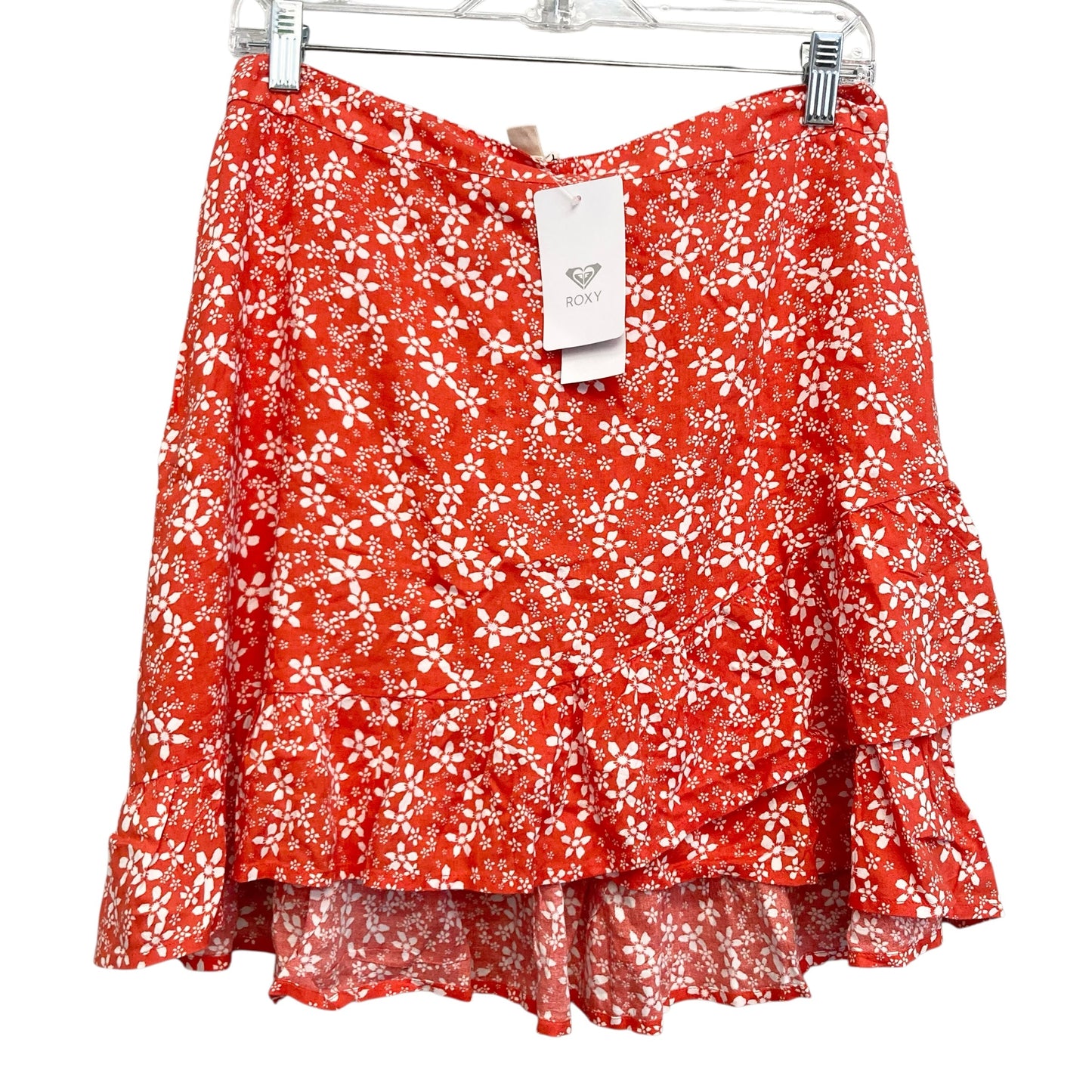 Skirt Mini & Short By Roxy In Red & White, Size:12