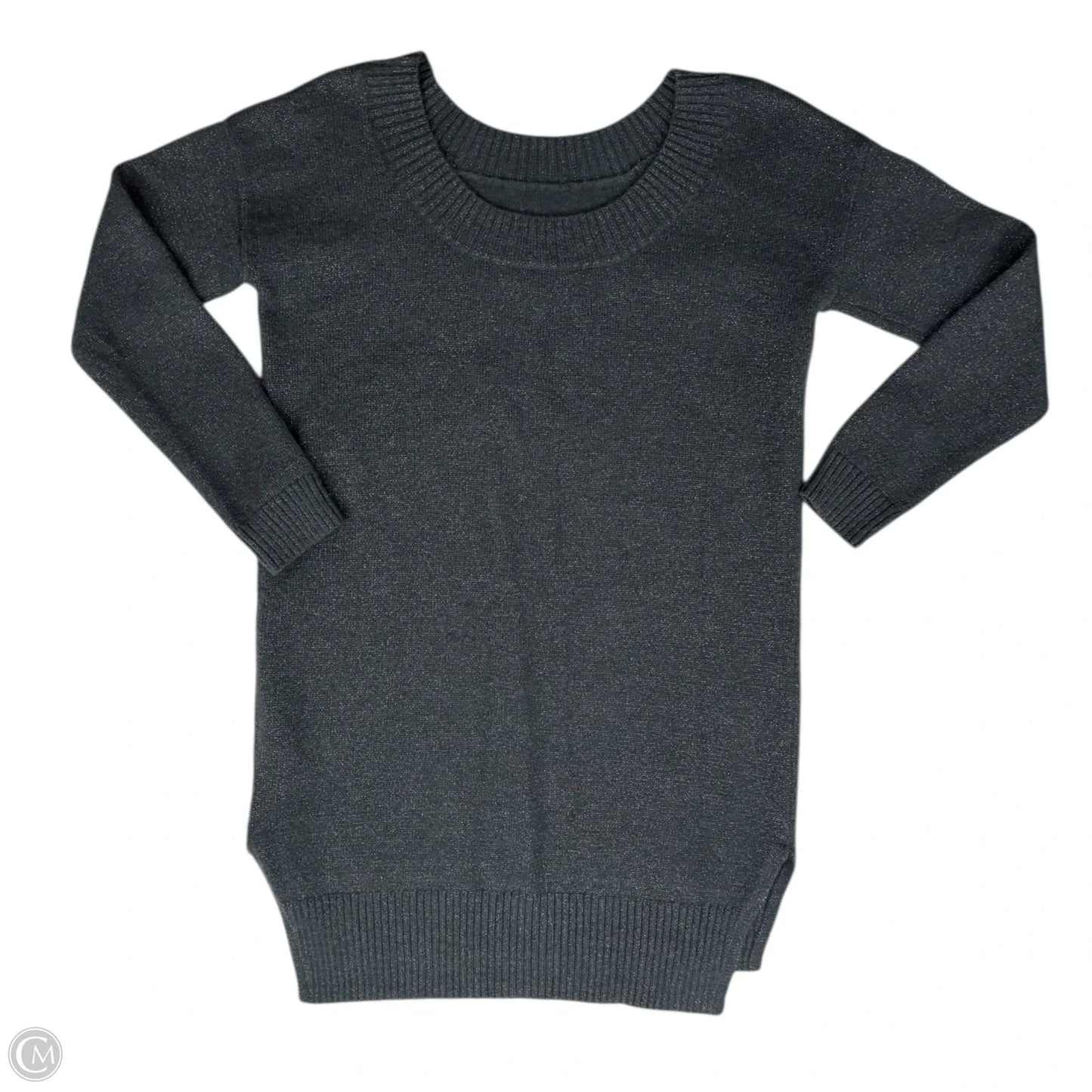 Dress Sweater By Gap In Grey, Size: M