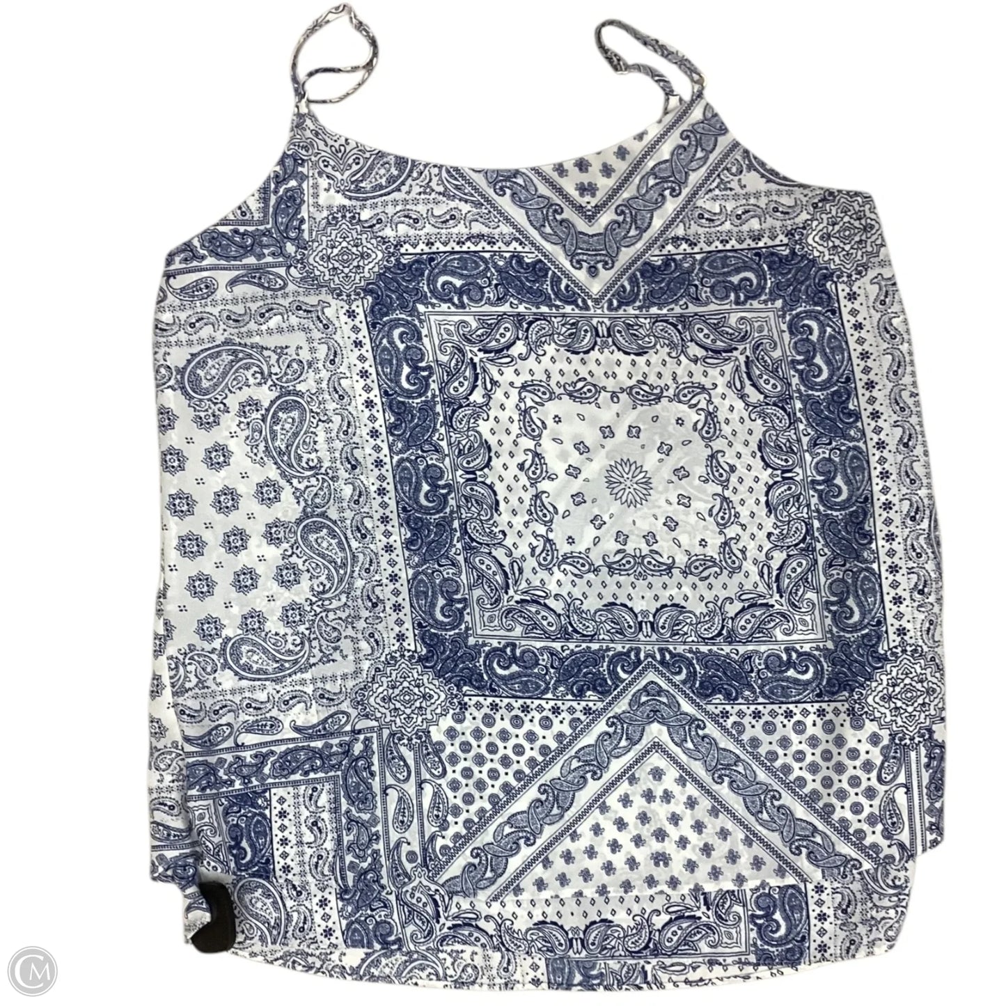Blouse Sleeveless By Zac And Rachel In Paisley Print, Size: M