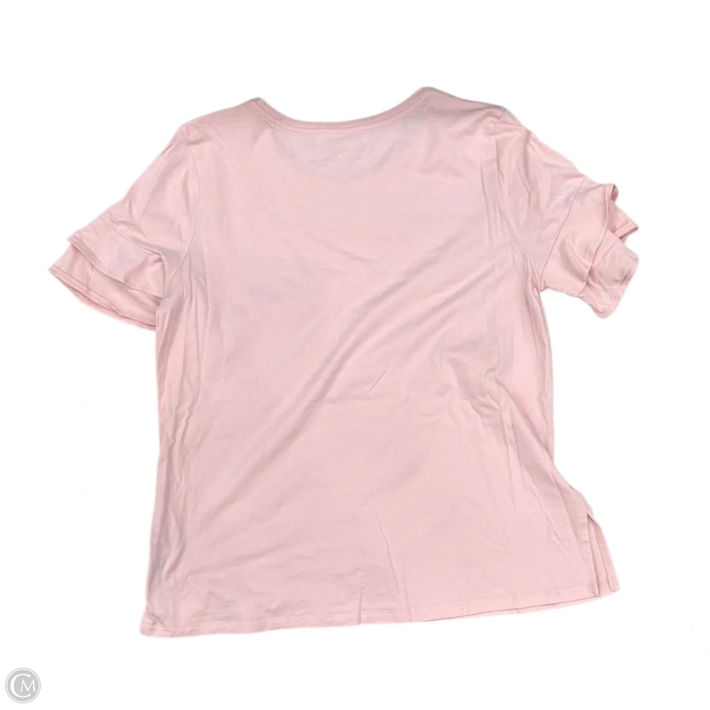 Top Short Sleeve By Michael By Michael Kors In Pink, Size: M