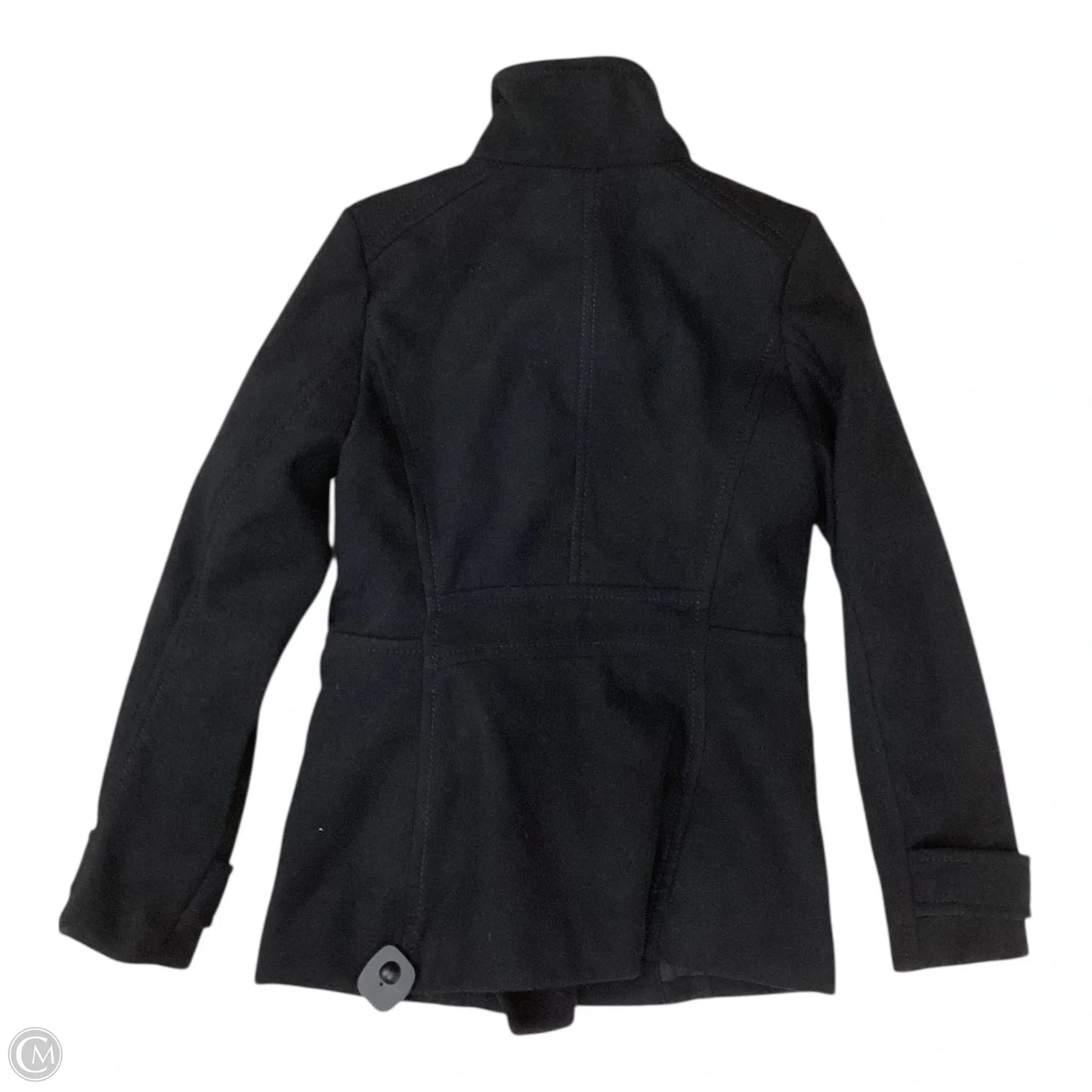 Coat Peacoat By H&m In Black, Size: 4