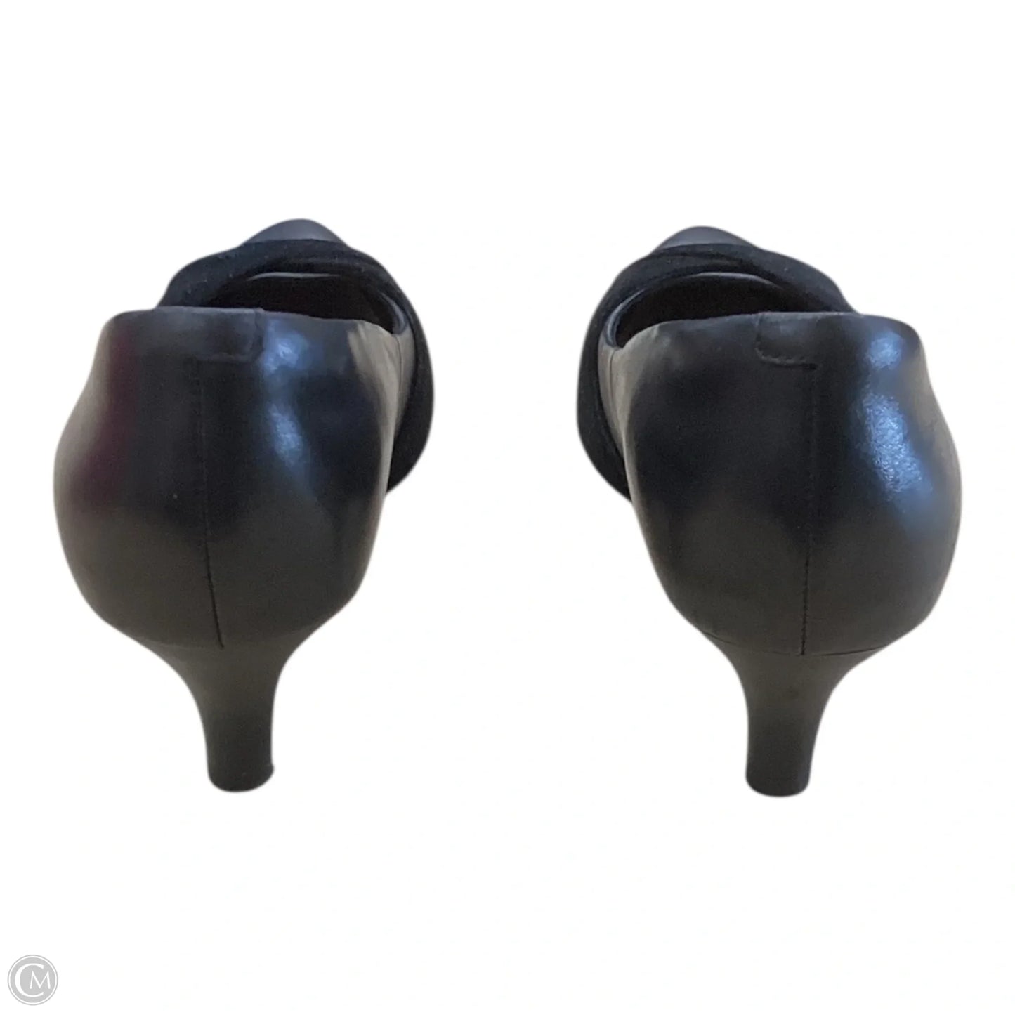 Shoes Heels Kitten By Clarks In Black, Size: 7.5