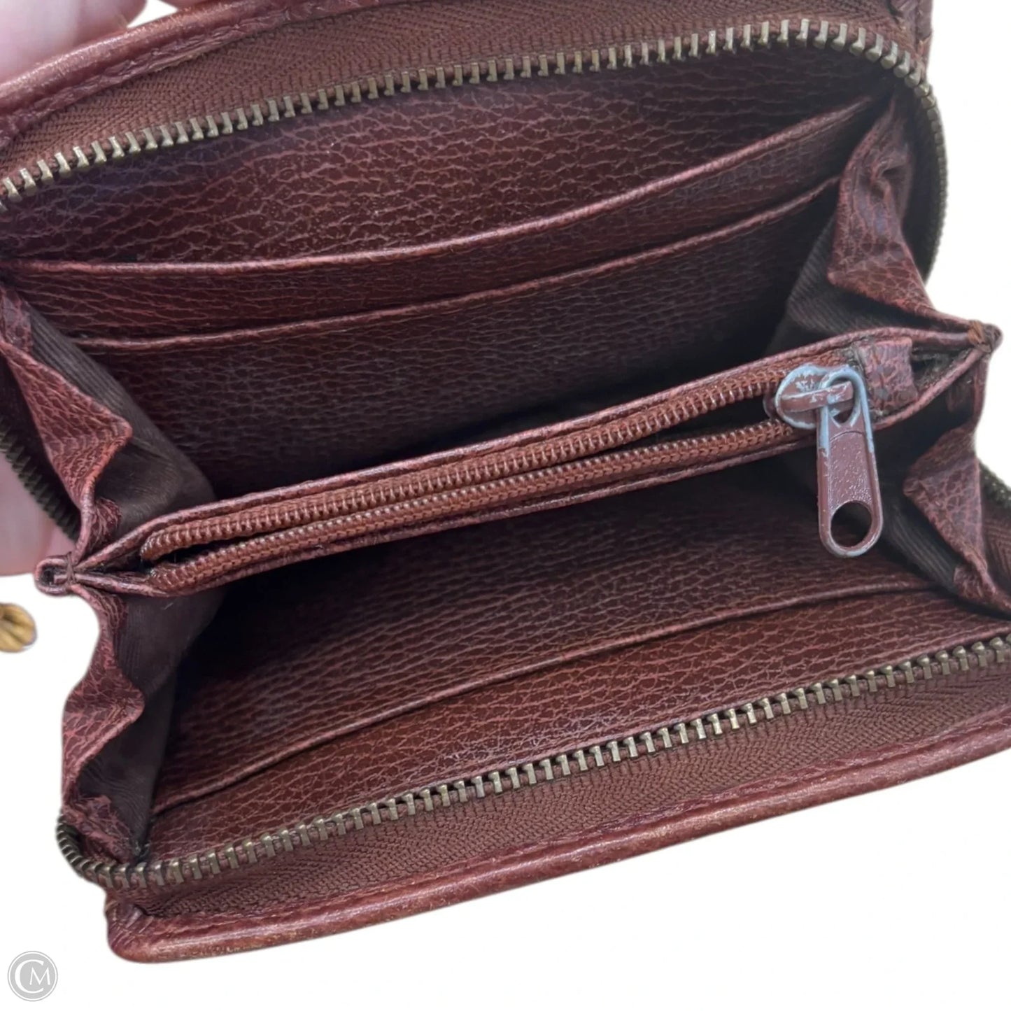 Wallet Leather By Fossil, Size: Medium