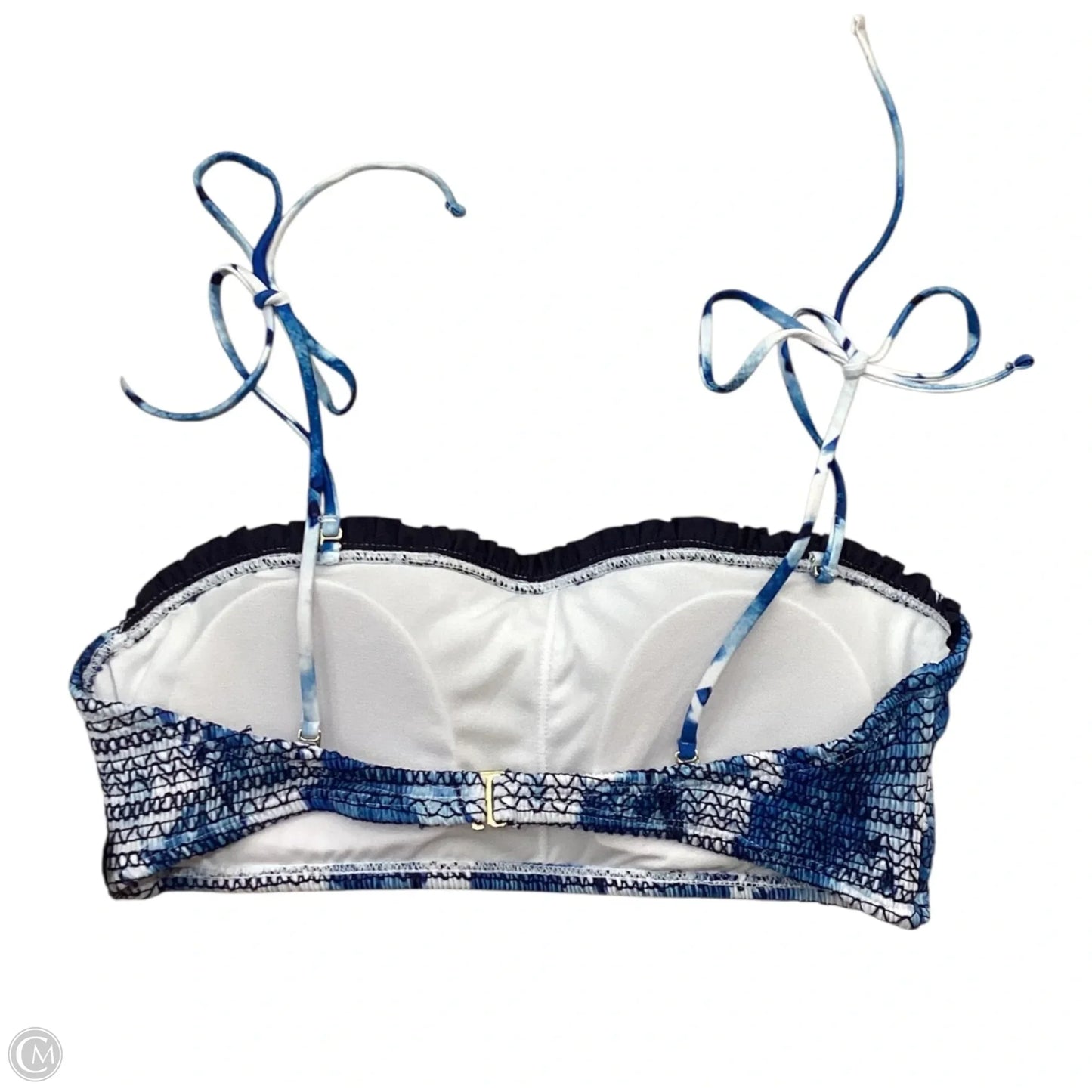 Swimsuit Top By Clothes Mentor In Blue, Size: L
