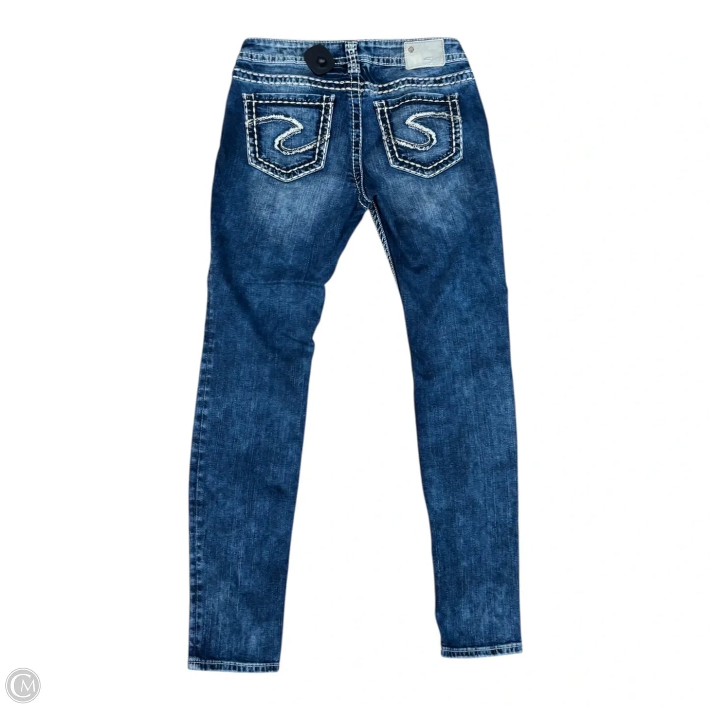 Jeans Skinny By Seven 7 In Blue Denim, Size: 6