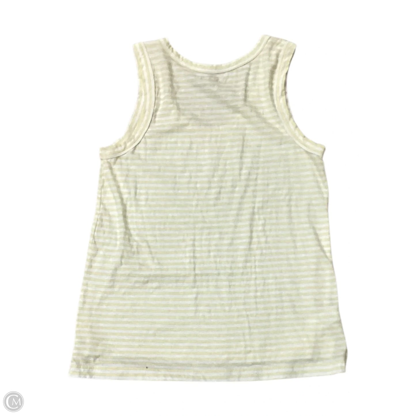 Top Sleeveless By Loft In Yellow, Size: Xs