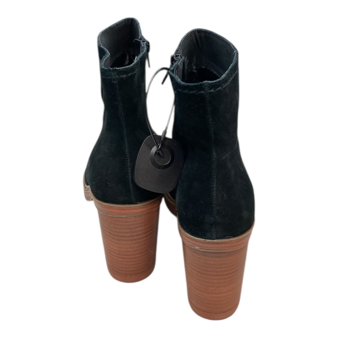 Boots Ankle Heels By Crown Vintage In Black, Size:11