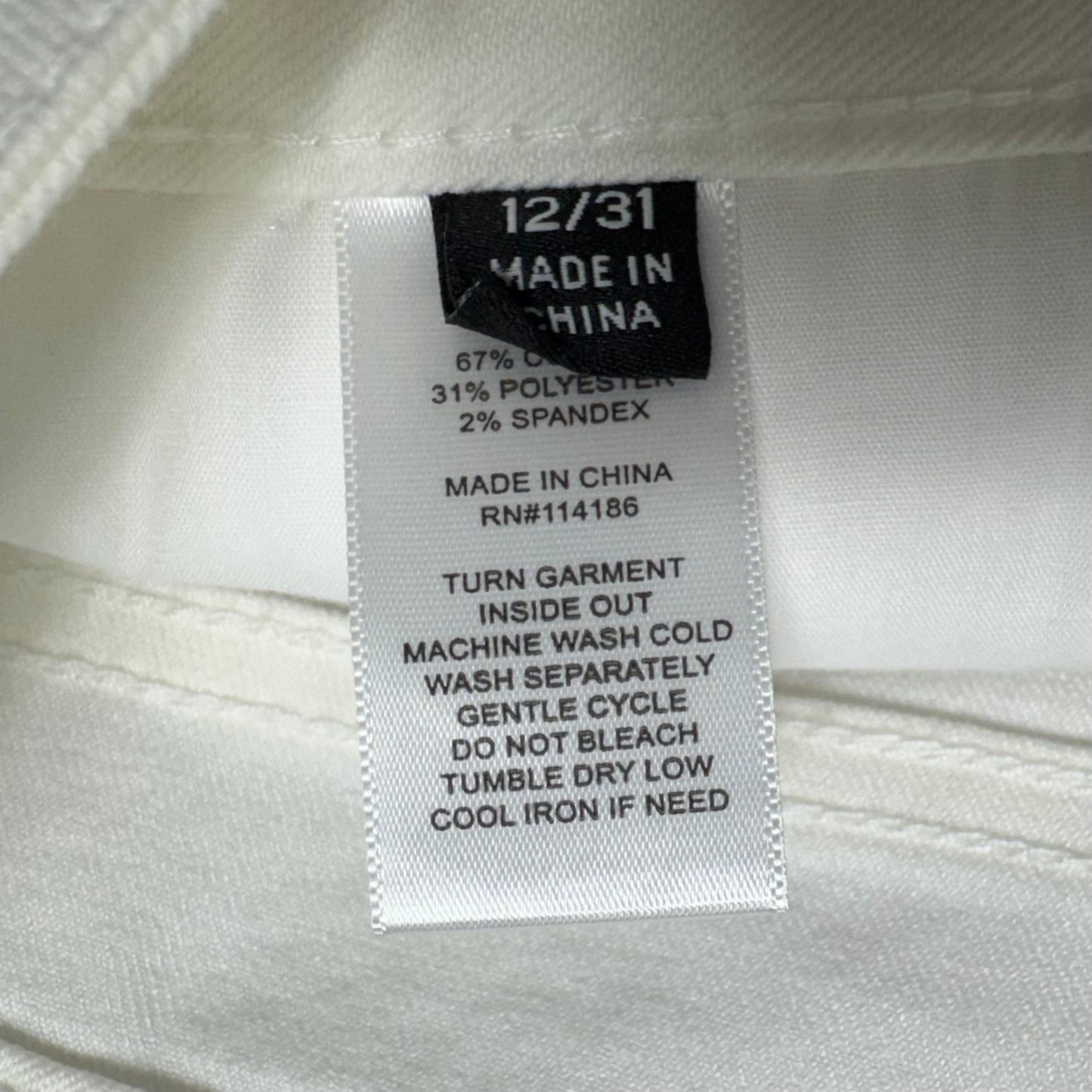 Jeans Designer By Frye In White, Size: 12/31
