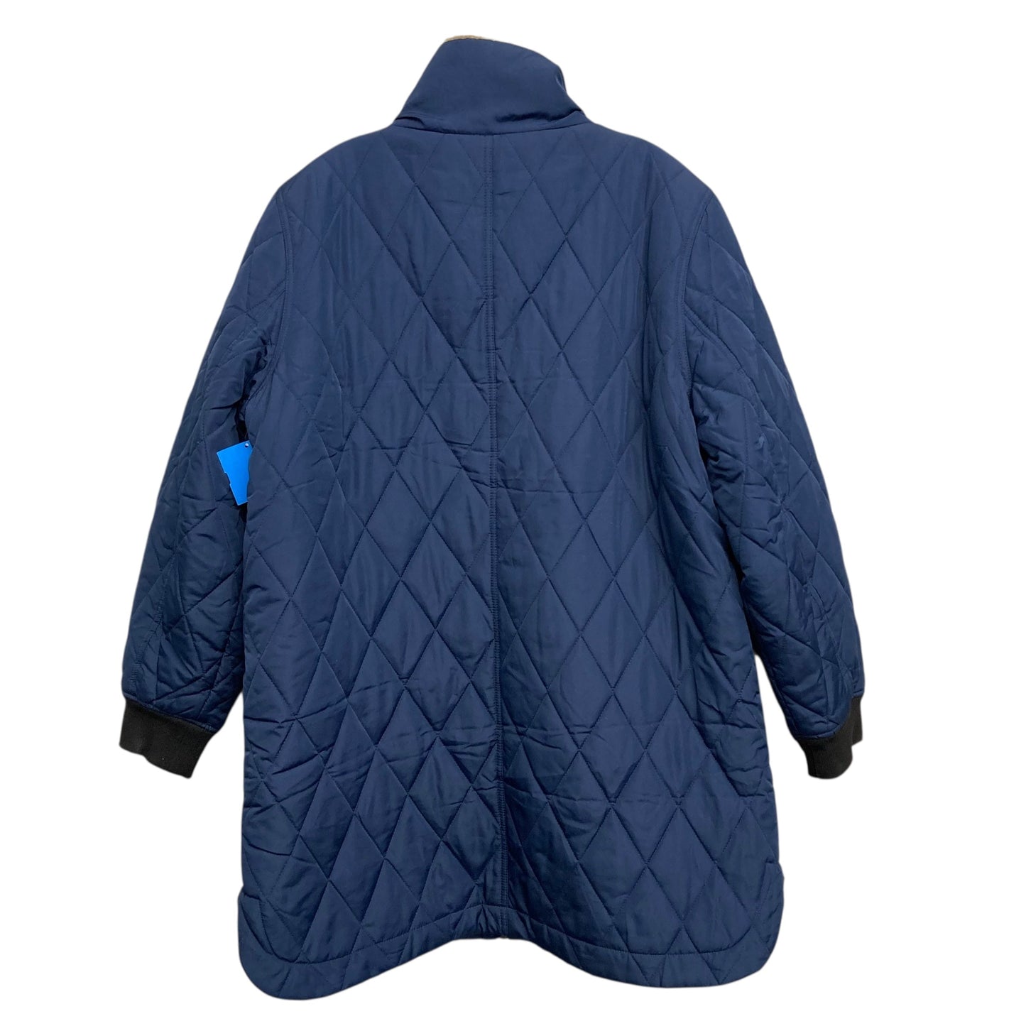 Coat Puffer & Quilted By Weatherproof In Blue, Size:L