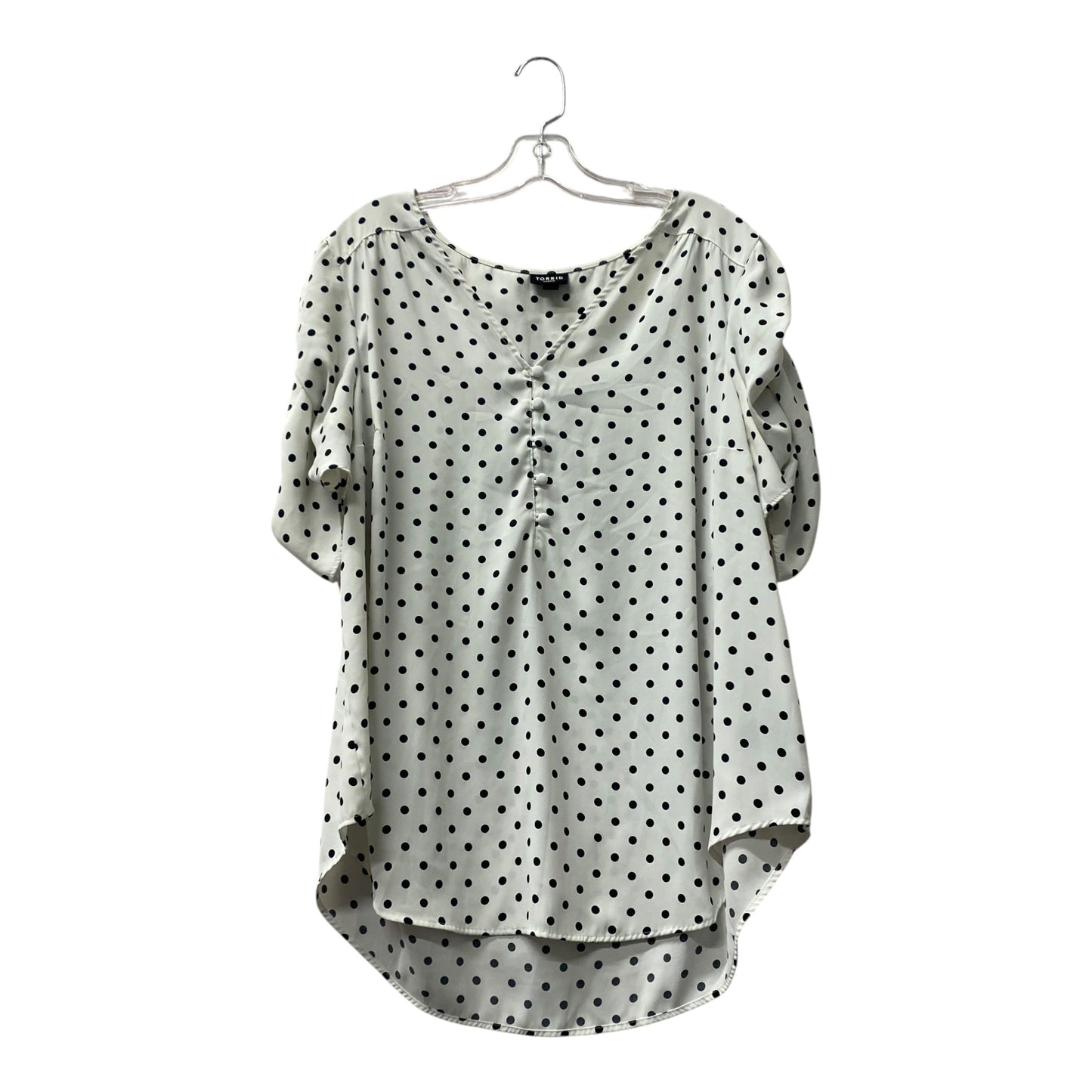 Top Ss By Torrid In White, Size:2X