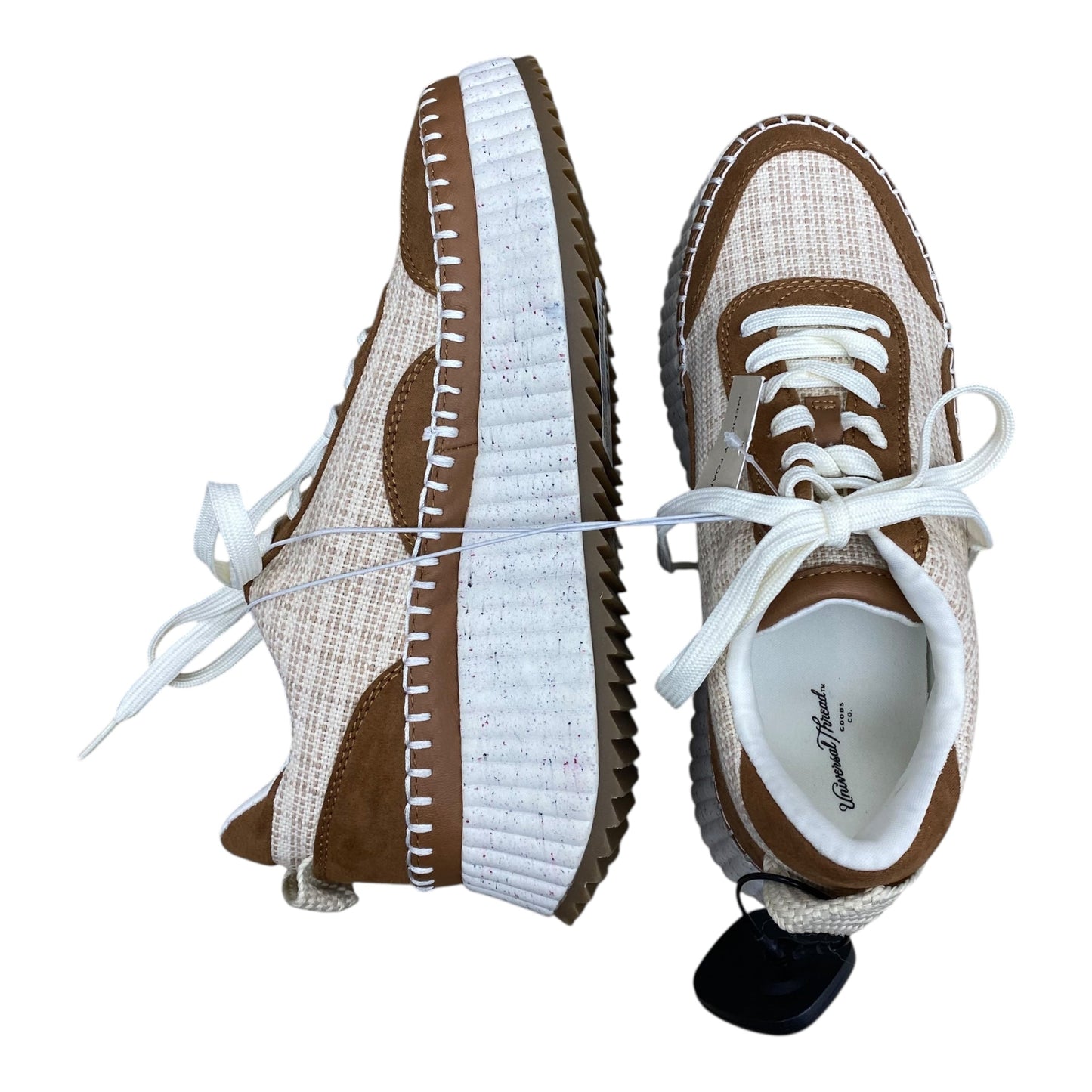 Shoes Sneakers By Universal Thread In Brown & White, Size:7.5