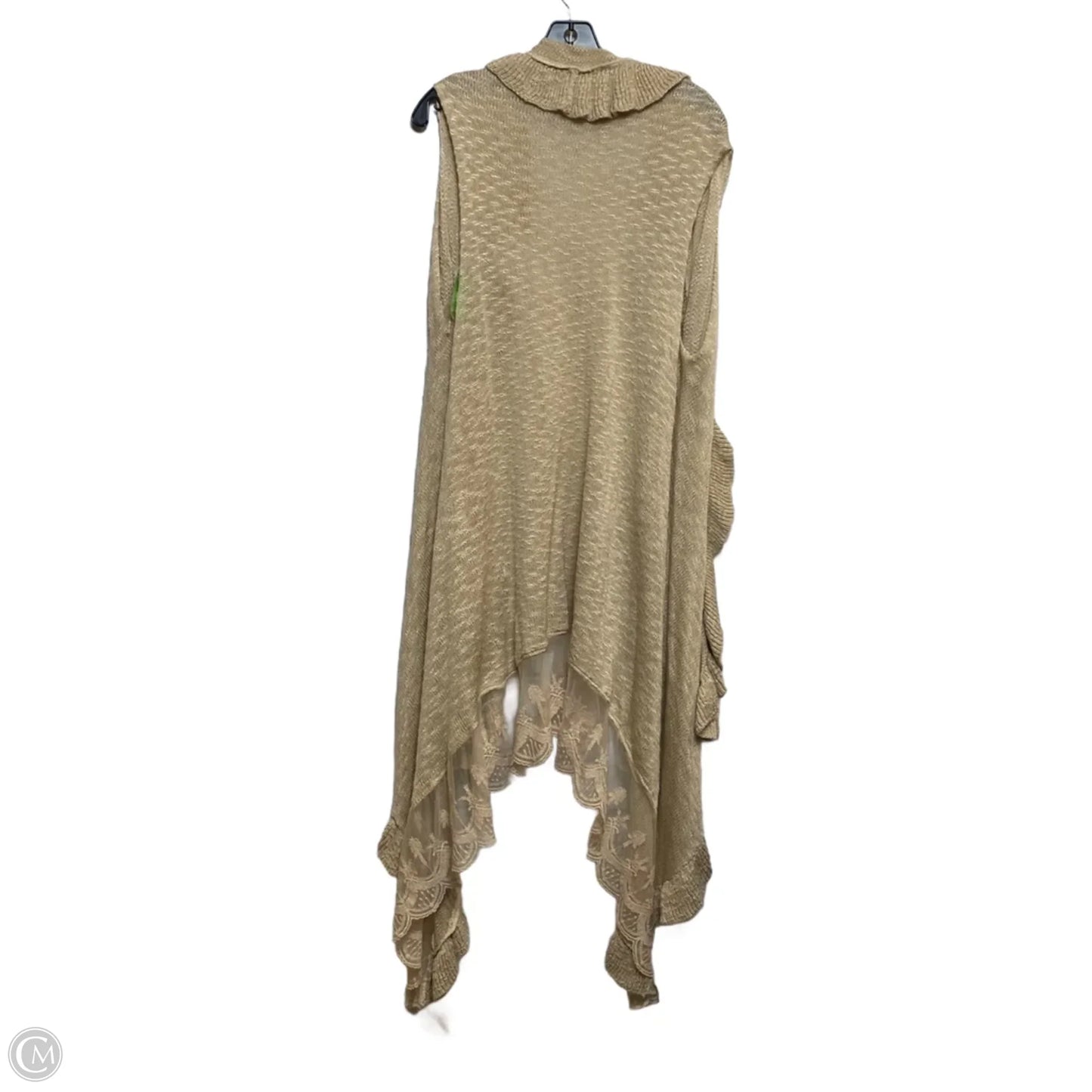 Vest Other By Umgee In Cream, Size: 1x