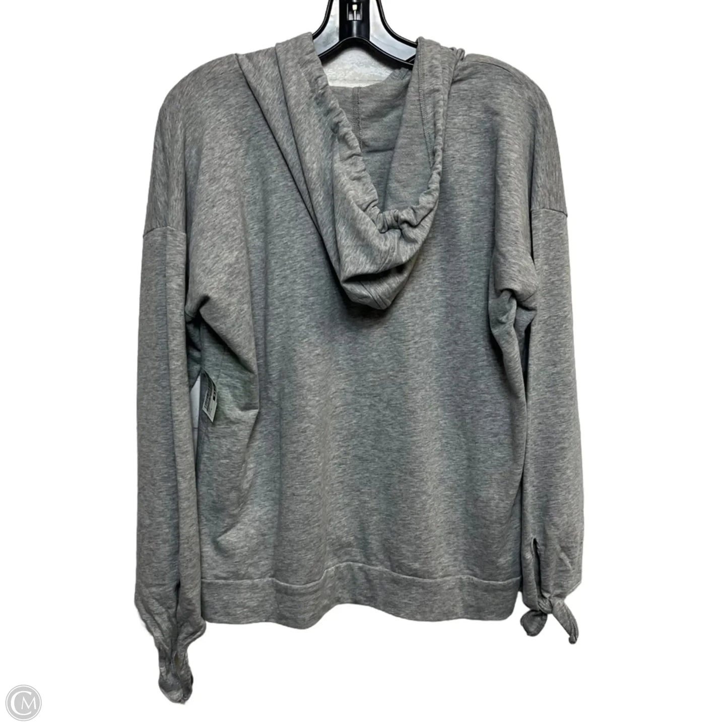 Sweatshirt Hoodie By Michael By Michael Kors In Grey, Size: M