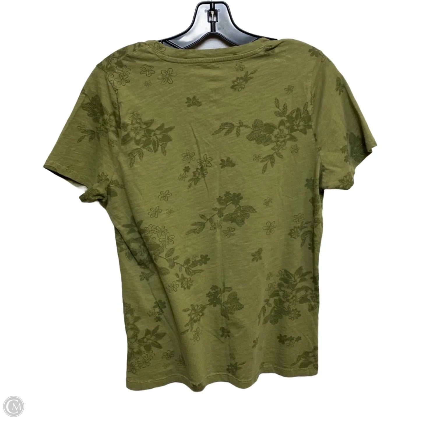 Top Short Sleeve Basic By Sonoma In Green, Size: S