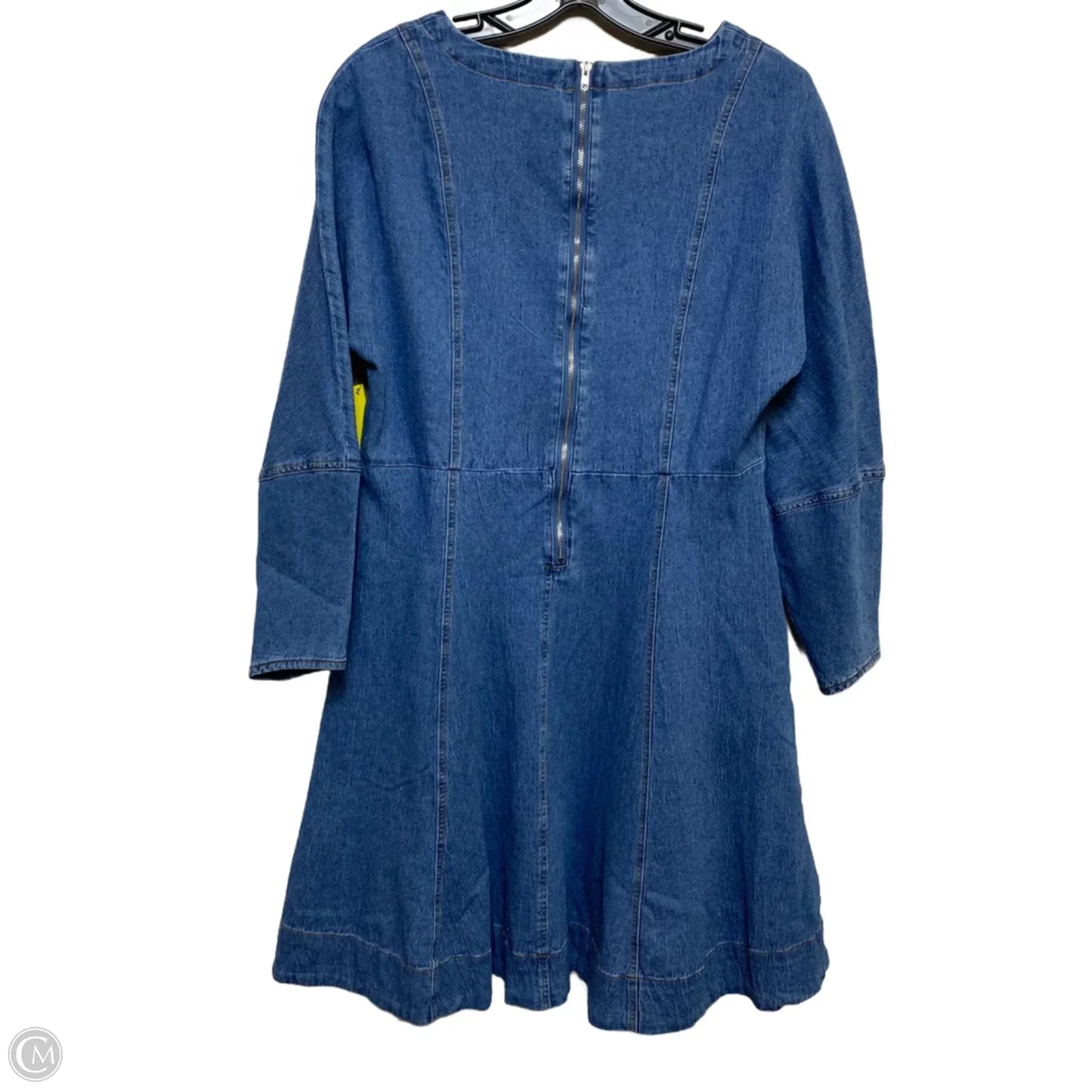 Dress Casual Short By New York And Co In Blue Denim, Size: M