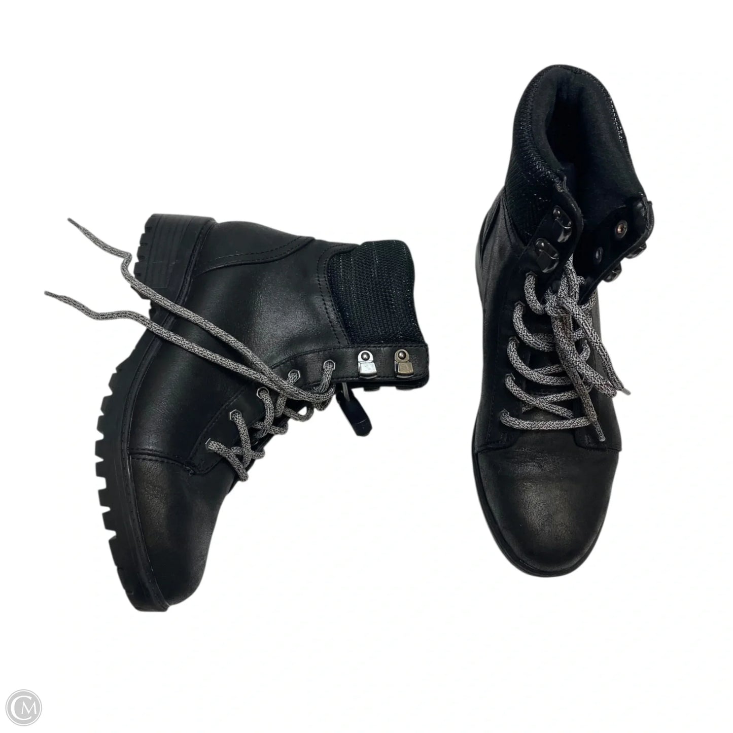 Boots Combat By Universal Thread In Black, Size: 7.5