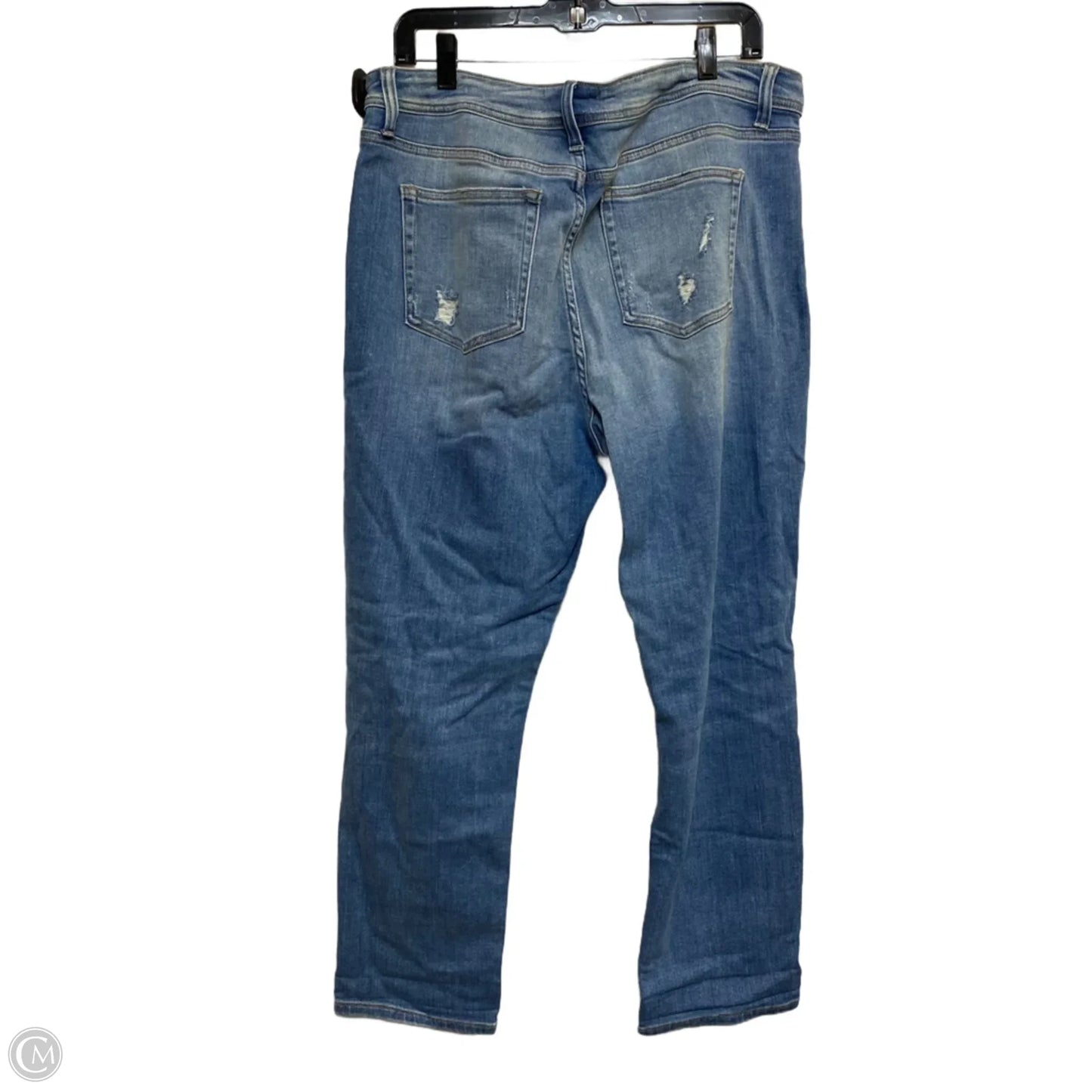 Jeans Boyfriend By Flying Monkey In Blue Denim, Size: 14