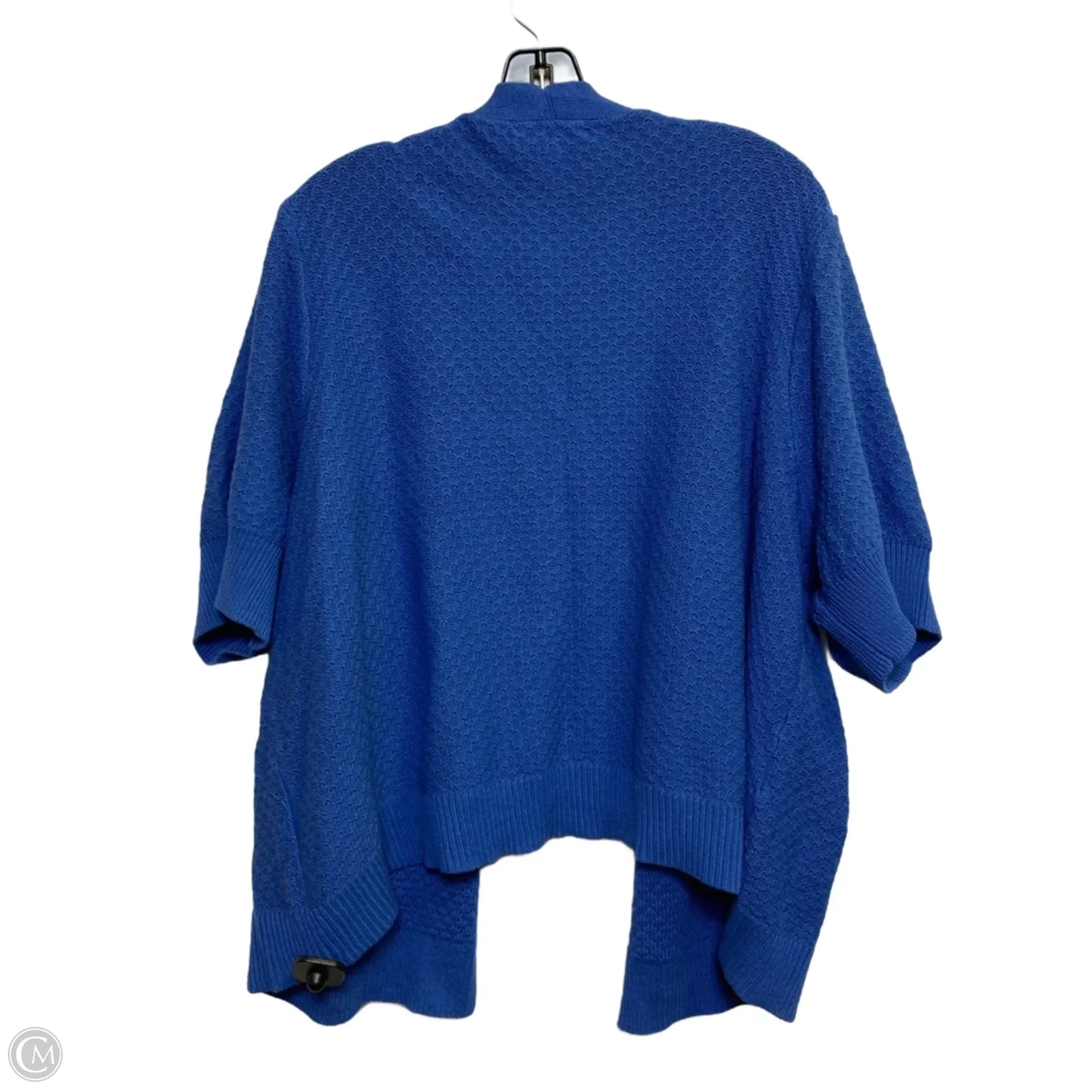 Sweater Short Sleeve By Cj Banks In Blue, Size: 3x