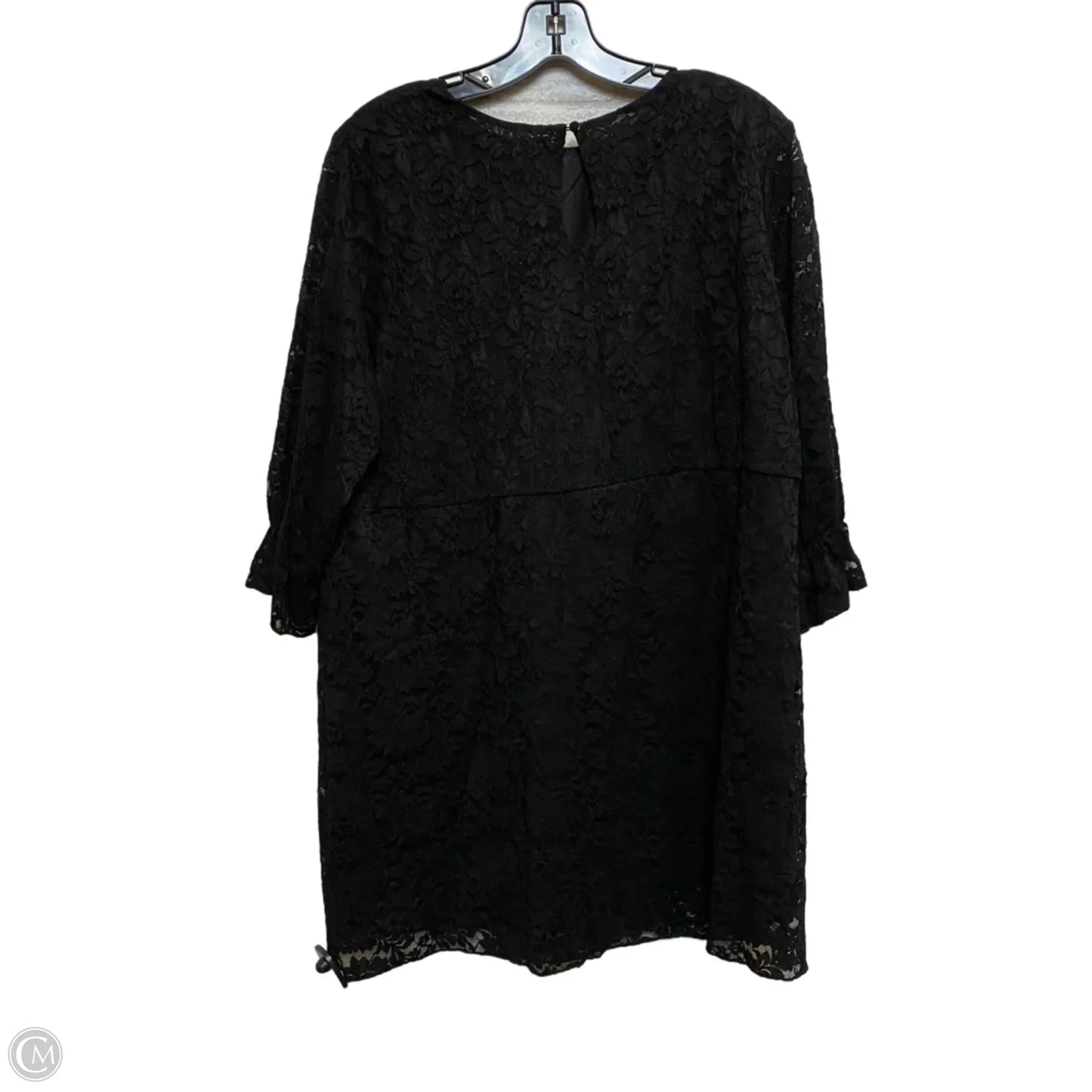 Top Long Sleeve By Ellos In Black, Size: 1x