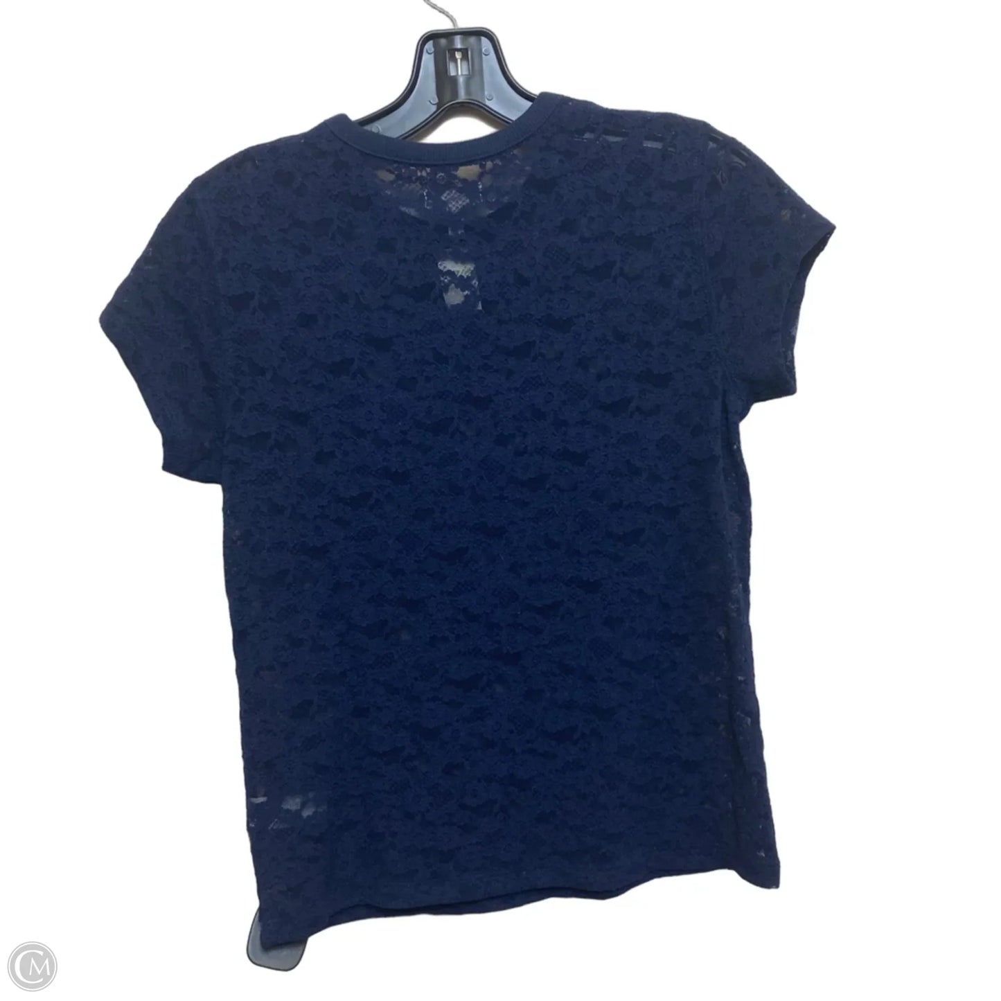 Top Short Sleeve By Aerie In Navy, Size: Xs