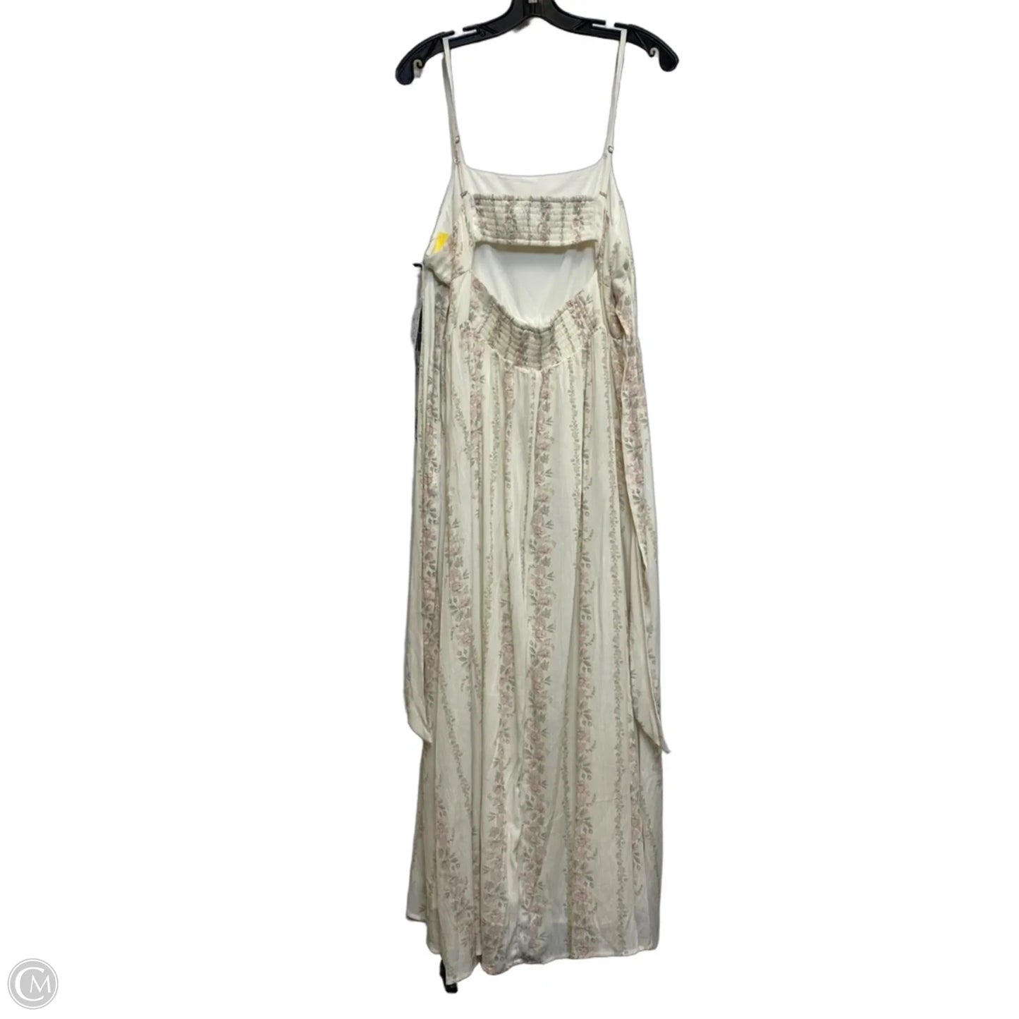 Dress Casual Maxi By Celebrity Pink In Cream, Size: Xxl