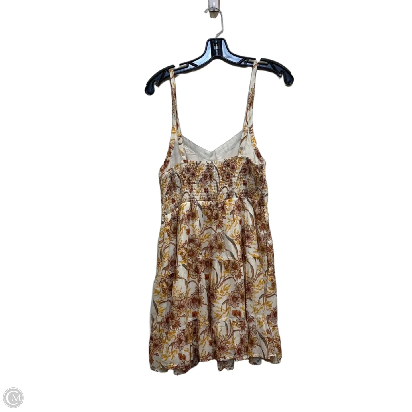 Dress Casual Short By American Eagle In Brown & Cream, Size: M