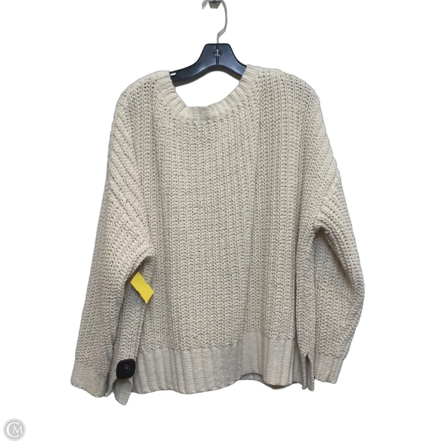 Sweater By American Eagle In Cream, Size: M