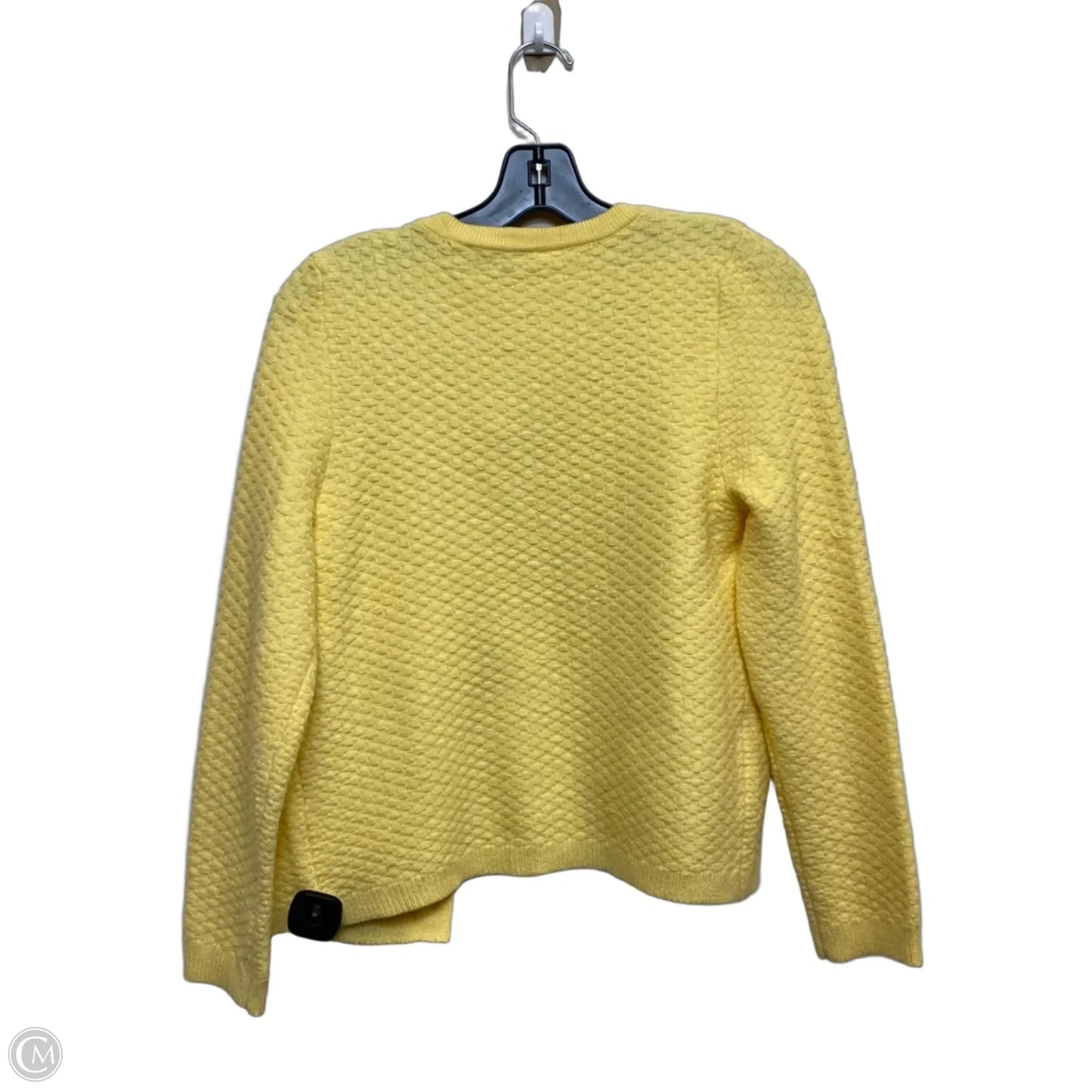 Sweater Cardigan By Love Trend In Yellow, Size: Sp