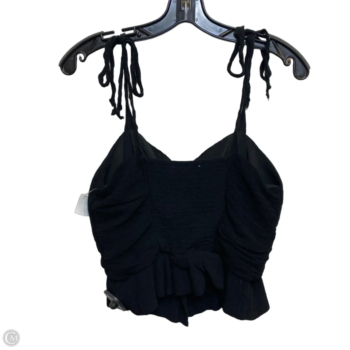 Top Sleeveless By Astr In Black, Size: M