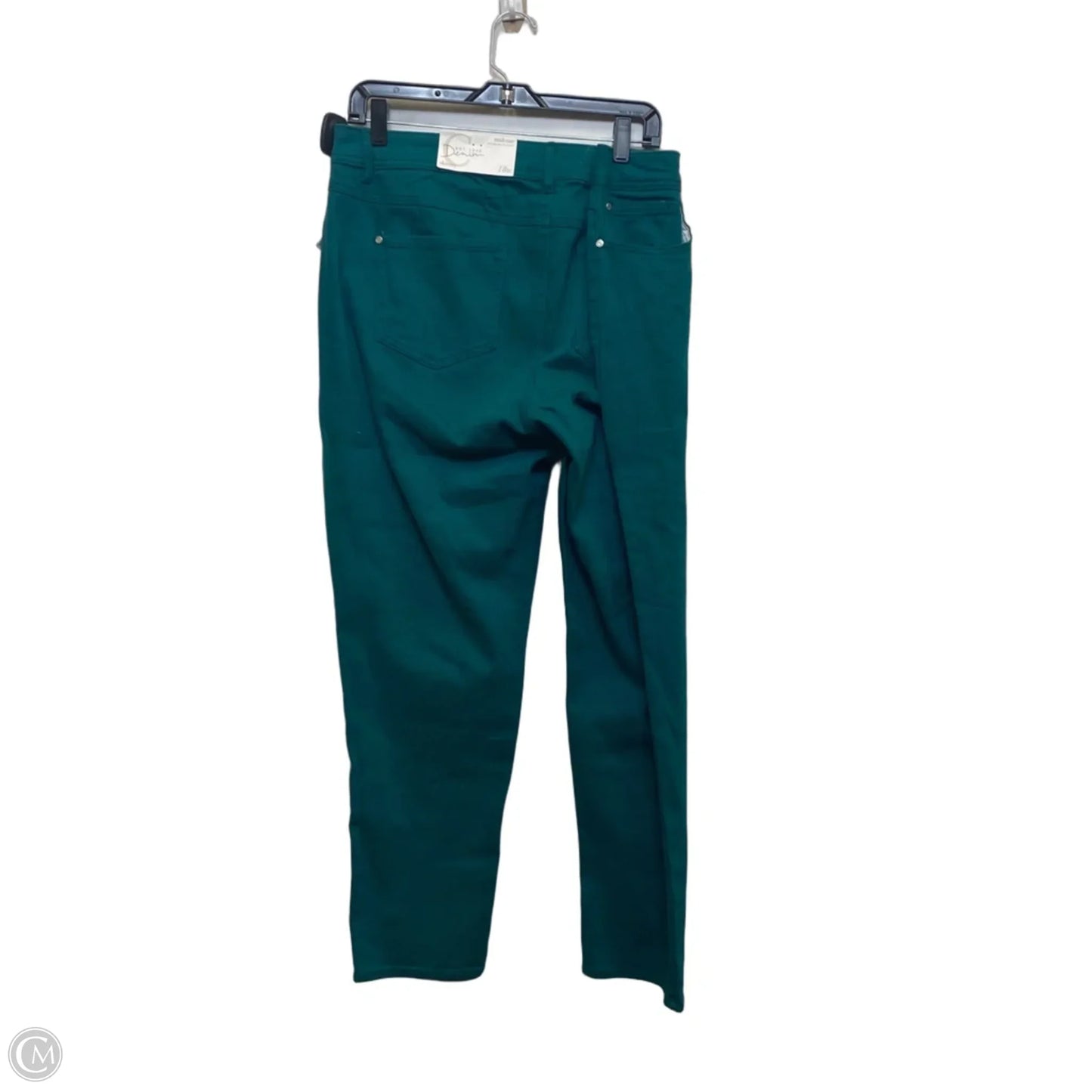 Jeans Straight By Cato In Green, Size: 18