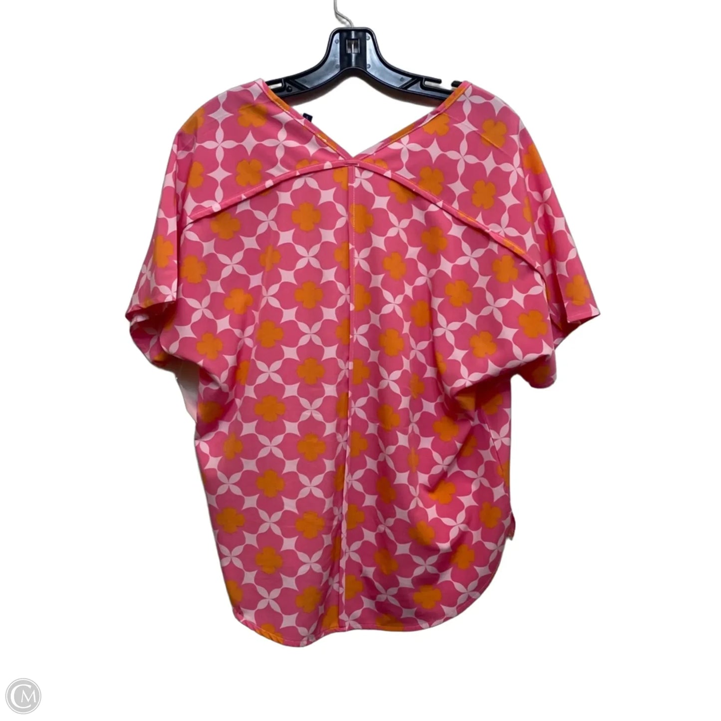 Top Short Sleeve By Michelle Mcdowell In Pink, Size: S