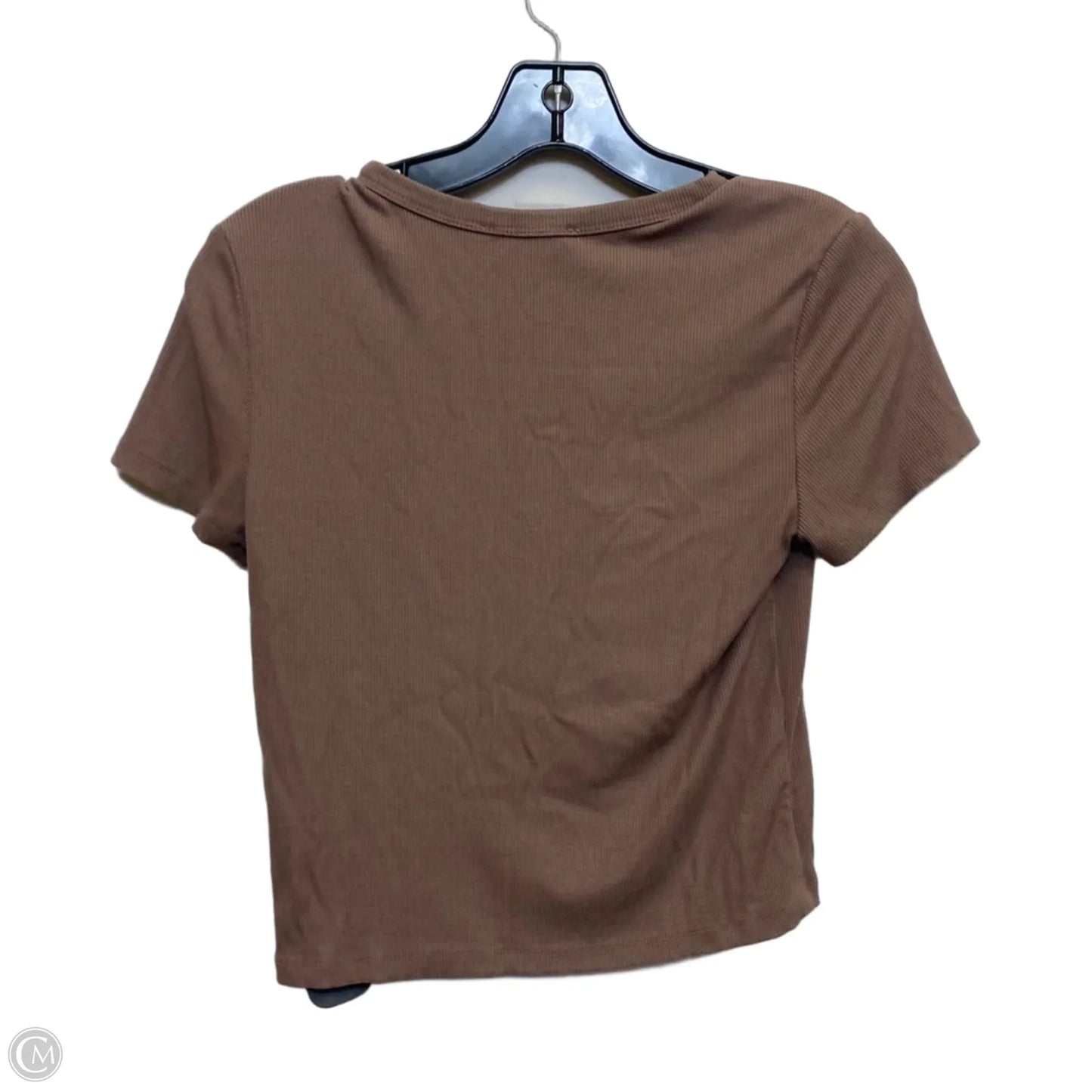 Top Short Sleeve By Gypsy + Jade In Brown, Size: M