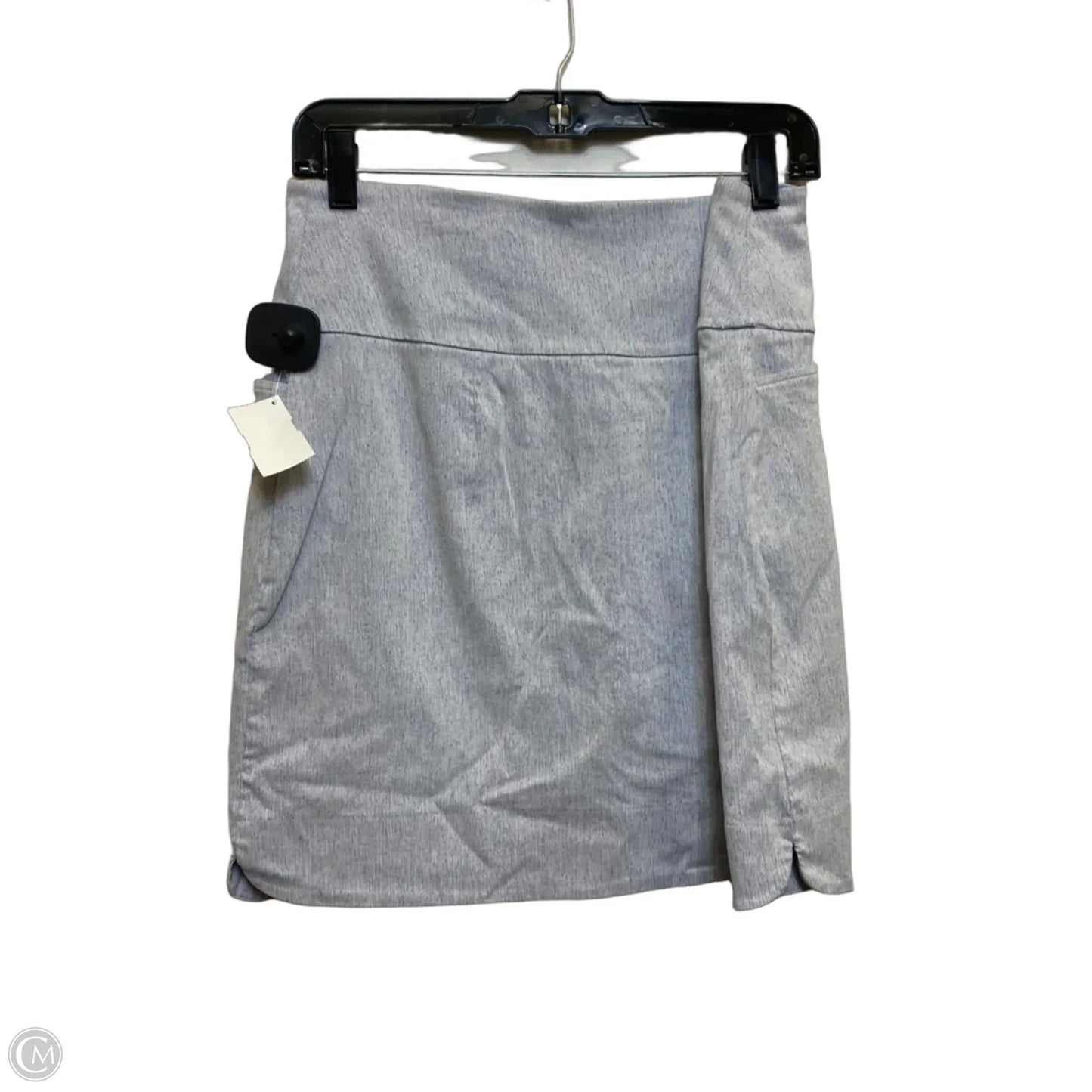 Athletic Skort By Sc & Co In Blue & White, Size: L