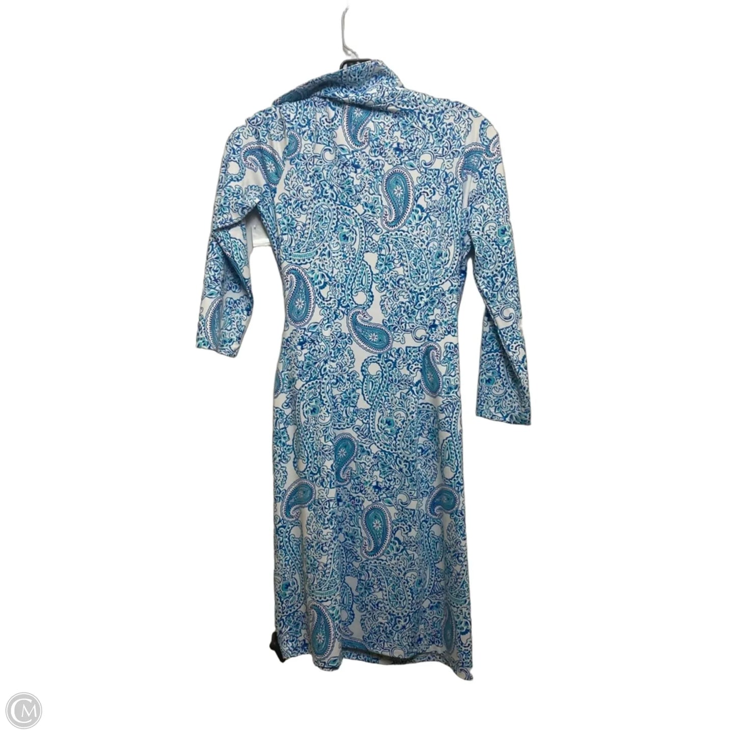 Dress Casual Short By Talbots In Blue & White, Size: Sp