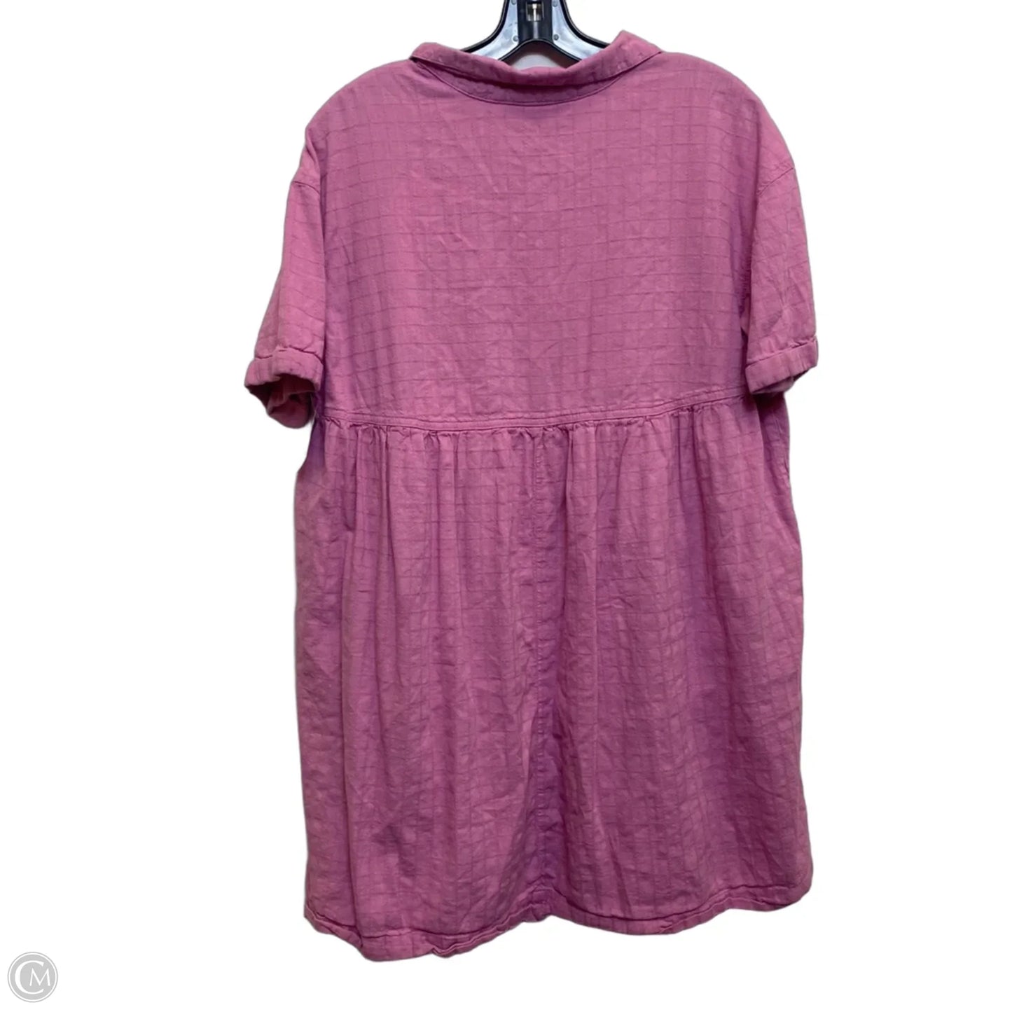 Dress Casual Short By Terra & Sky In Pink, Size: Xl